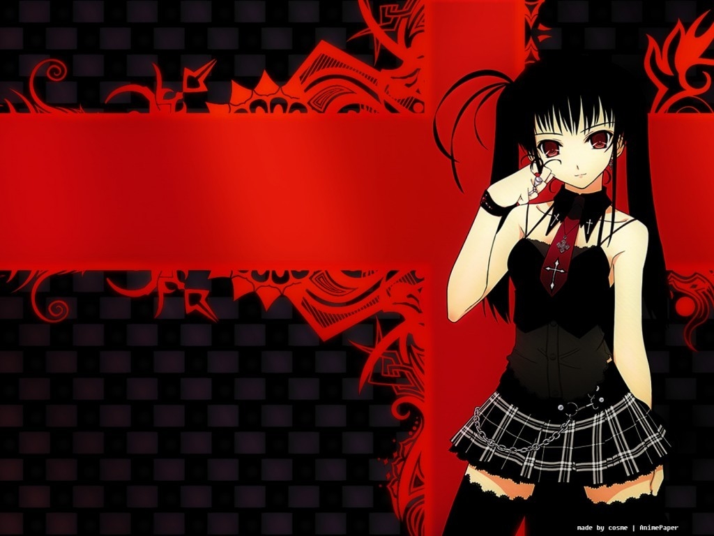 1030x770 Emo Gothic Anime Wallpaper, Desktop