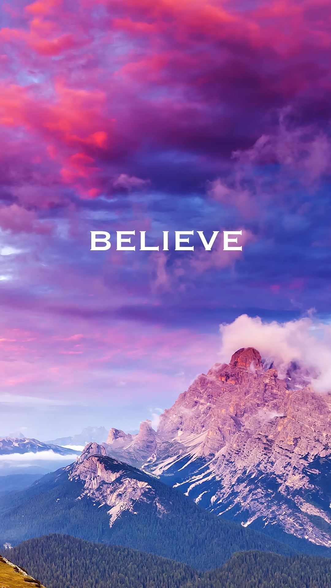 1080x1920 Believe iPhone Wallpaper Free Believe iPhone Background, Phone