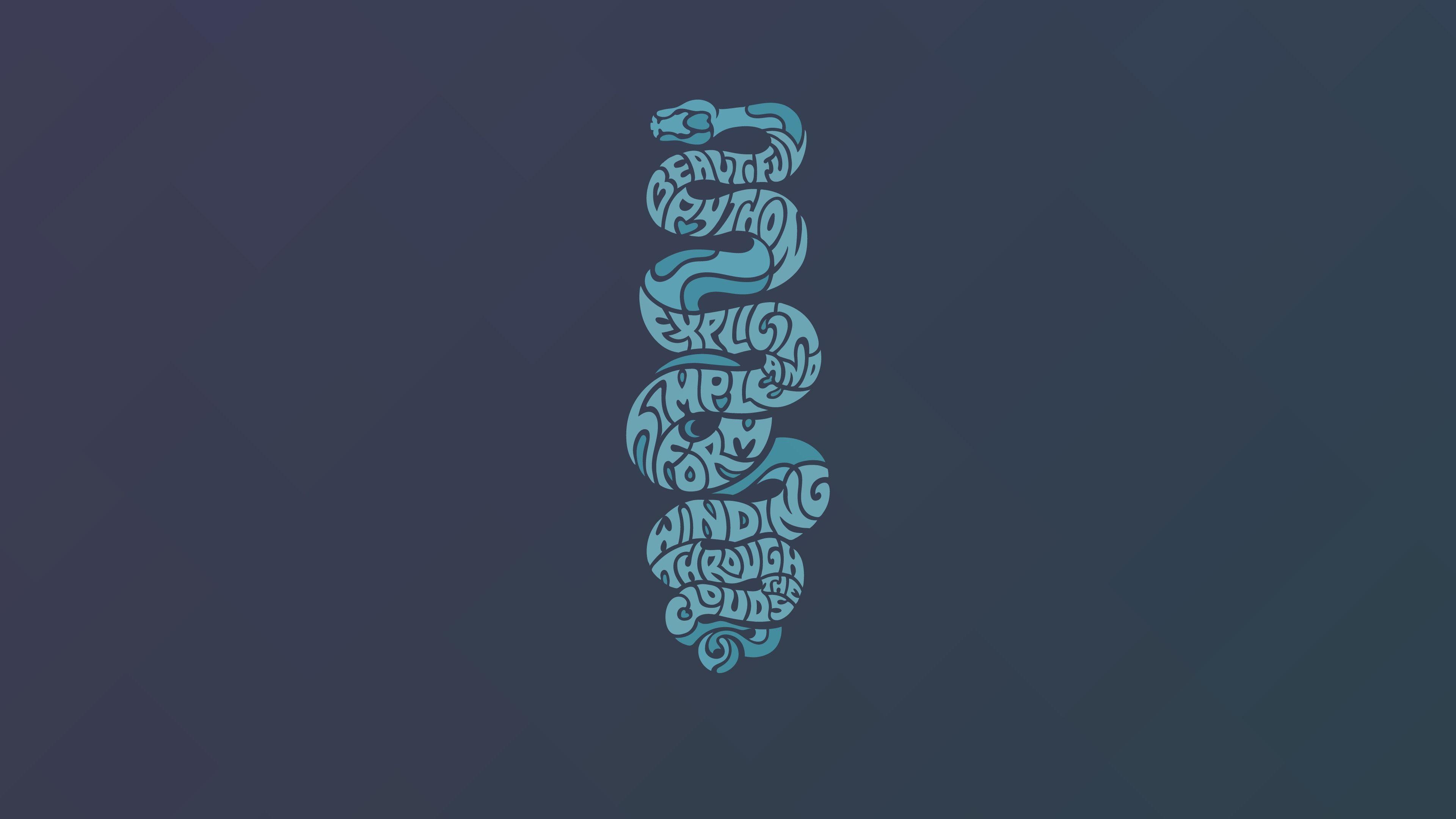 3840x2160 Python Programming Wallpaper, Desktop