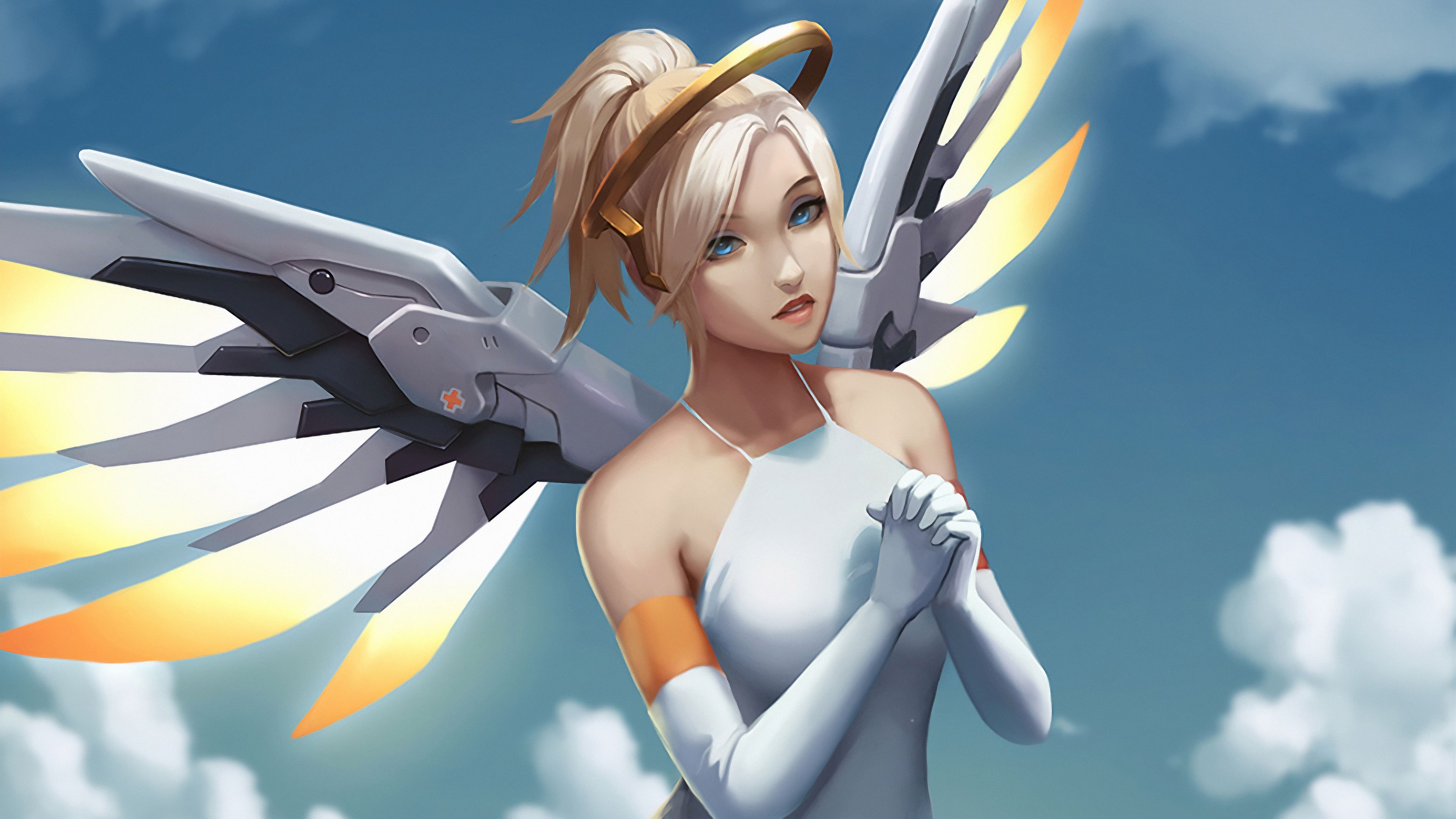 3840x2160 Wallpaper 4k Mercy Overwatch Art 4k Wallpaper, Wallpaper, Games Wallpaper, Hd Wallpaper, Mercy Overwatch Wallpaper, Overwatch Wallpaper, Desktop