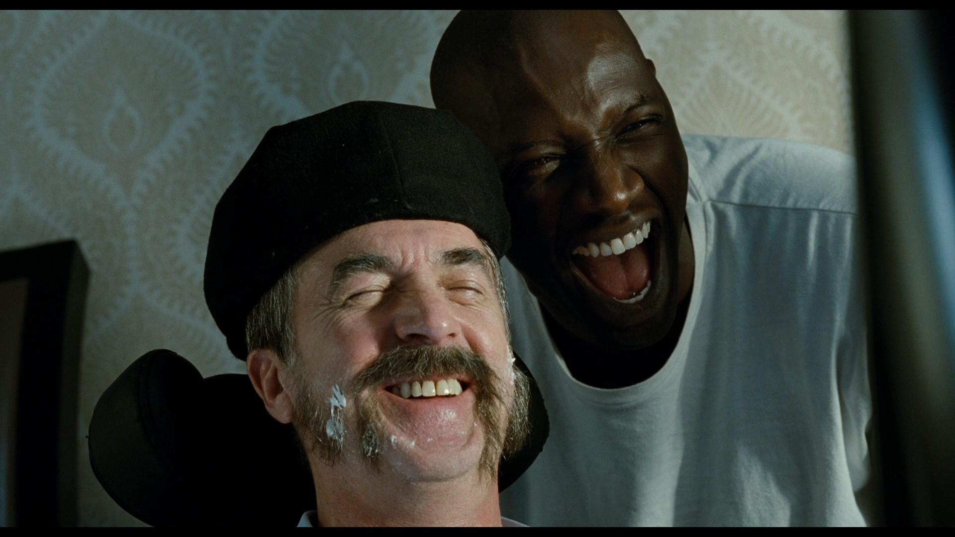 1920x1080 Movies smiling actors scene the intouchables wallpaper, Desktop