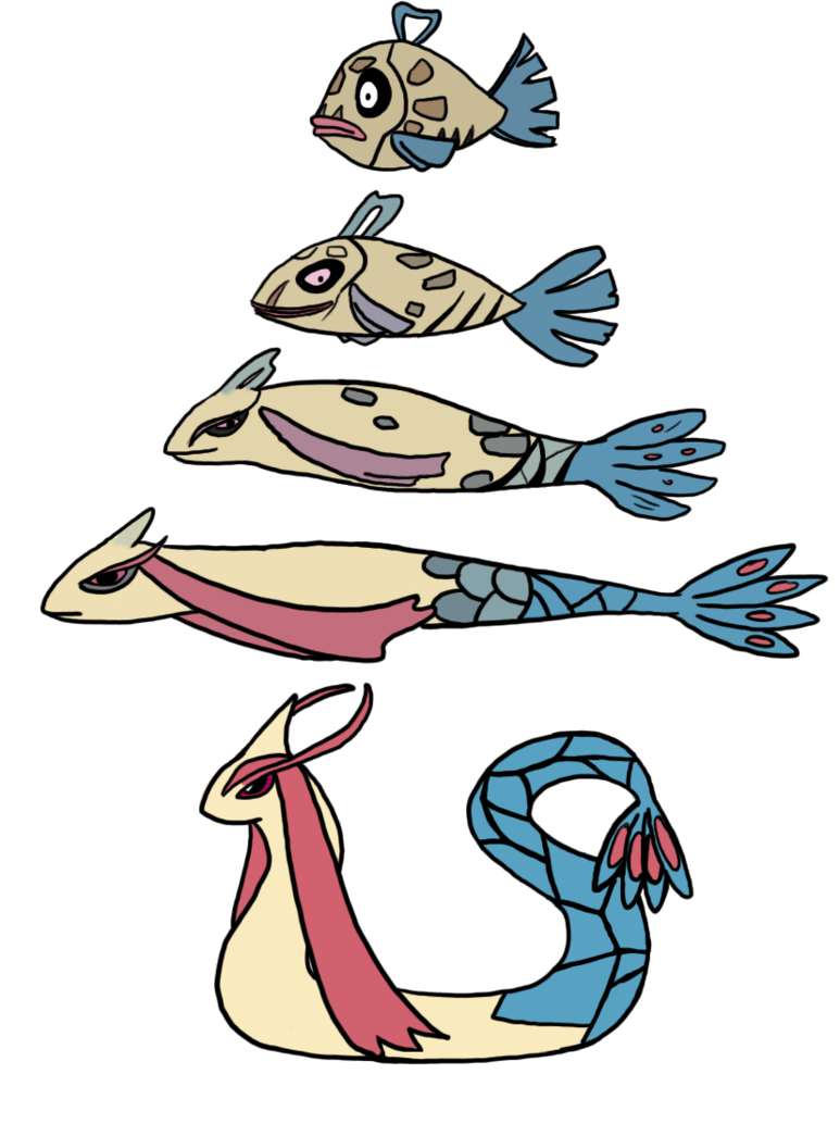 780x1040 pokemon- Feebas to milotic, Phone