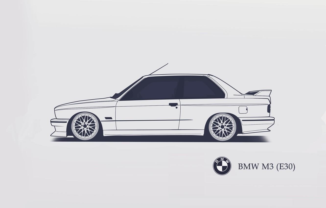 1340x850 Wallpaper BMW, E Minimalistic, SrCky Design image, Desktop