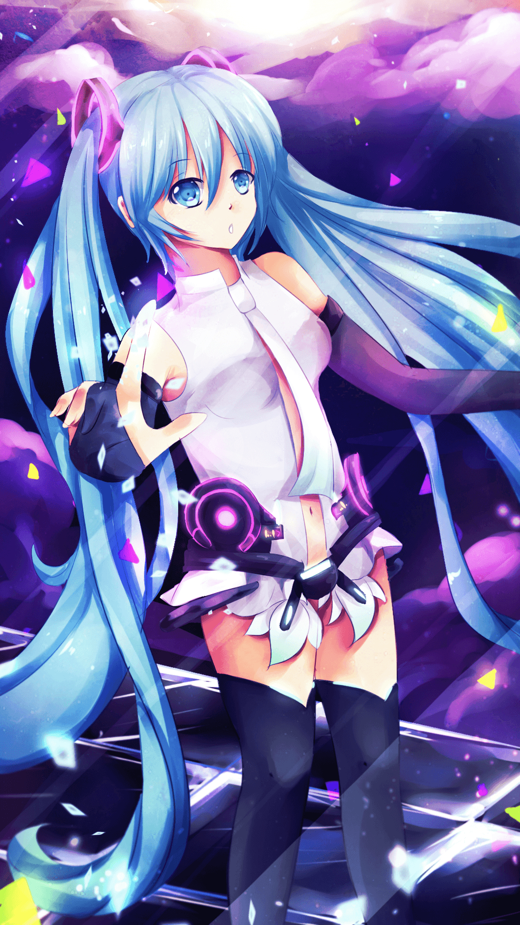 1030x1820 Free download Hatsune miku append wallpaper, Phone