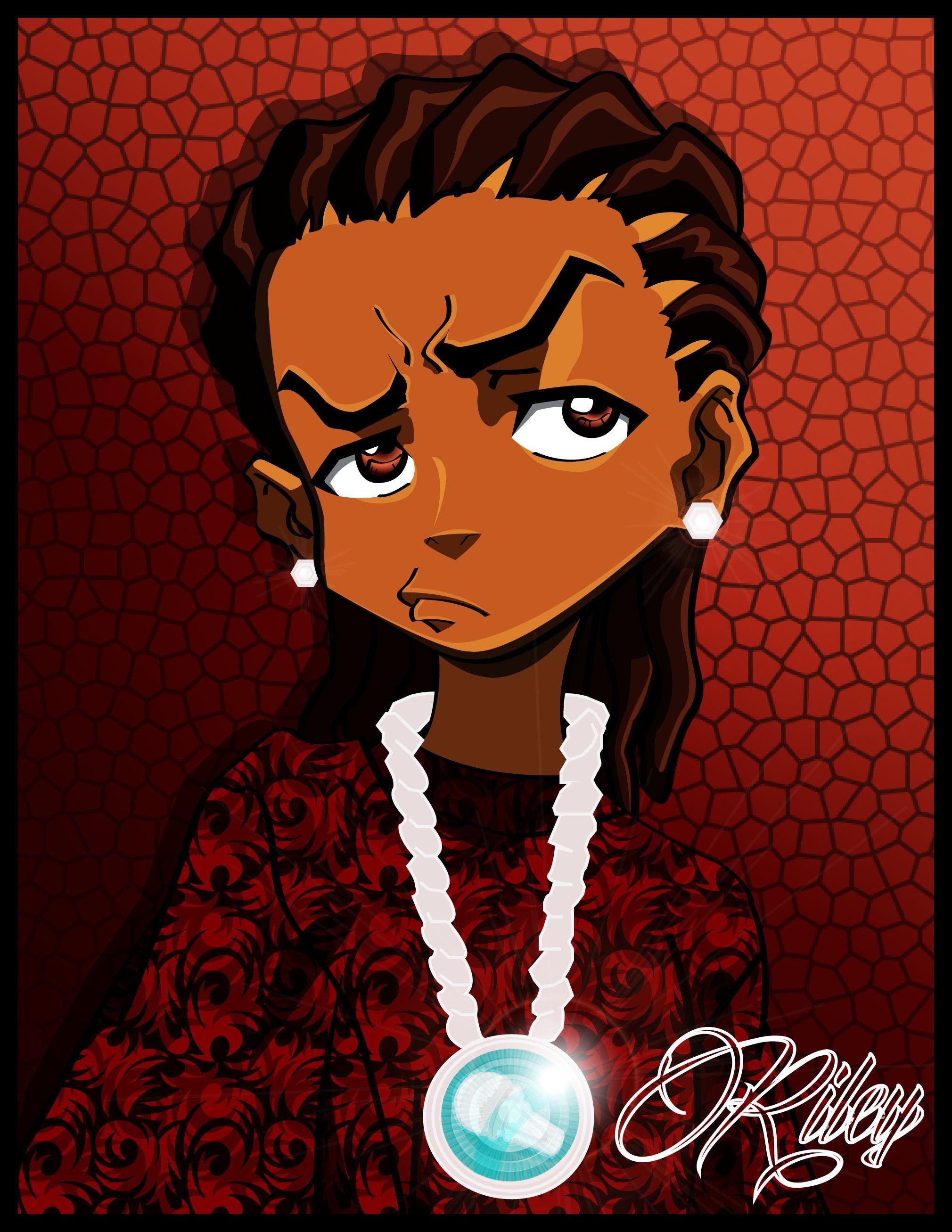 2020x2620 Boondocks Wallpaper Huey and Riley, Phone