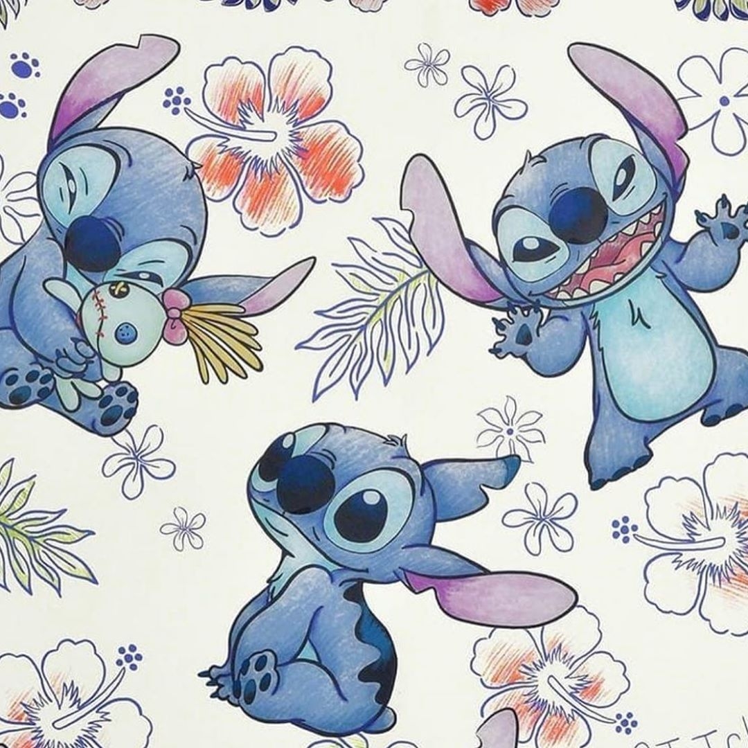 1080x1080 Cute Stitch Wallpaper For iPhone, Phone