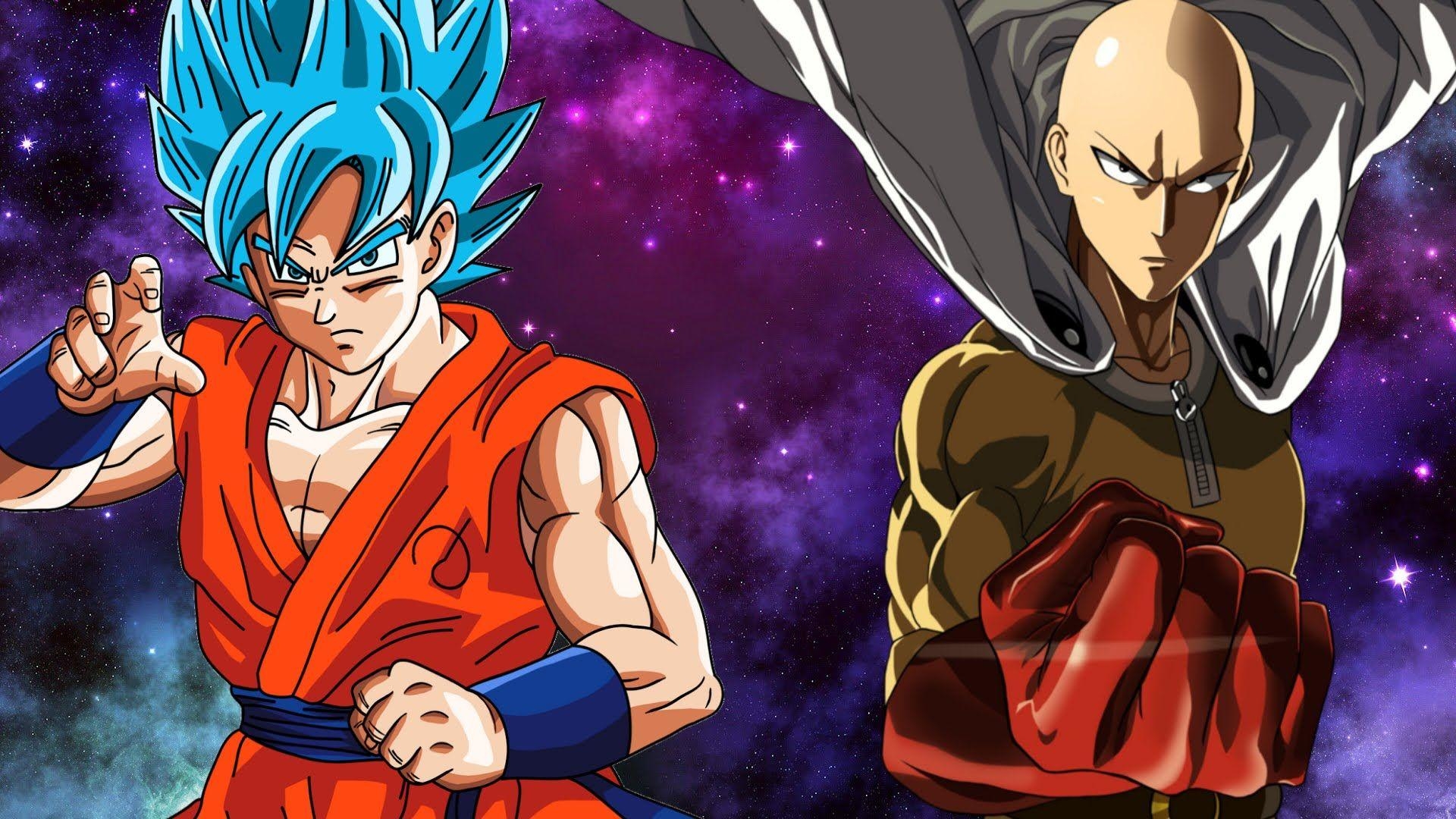 1920x1080 Goku VS Saitama. Dragon Ball Z VS One Punch Man Is Stronger, Desktop