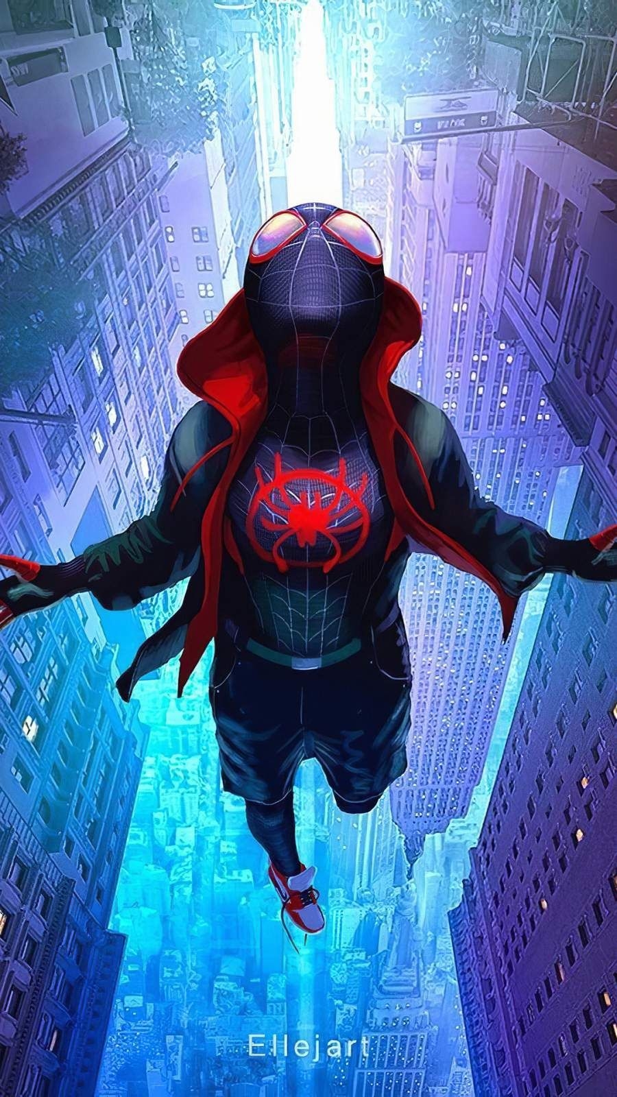 900x1600 Artwork Spiderman Miles iPhone Wallpaper. Marvel spiderman art, Spiderman artwork, Marvel spiderman, Phone