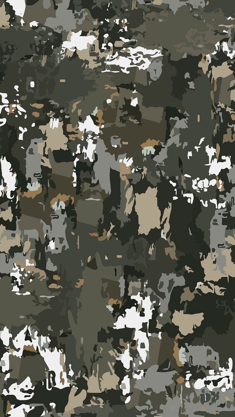 800x1430 Camouflage pattern background, green military, Phone