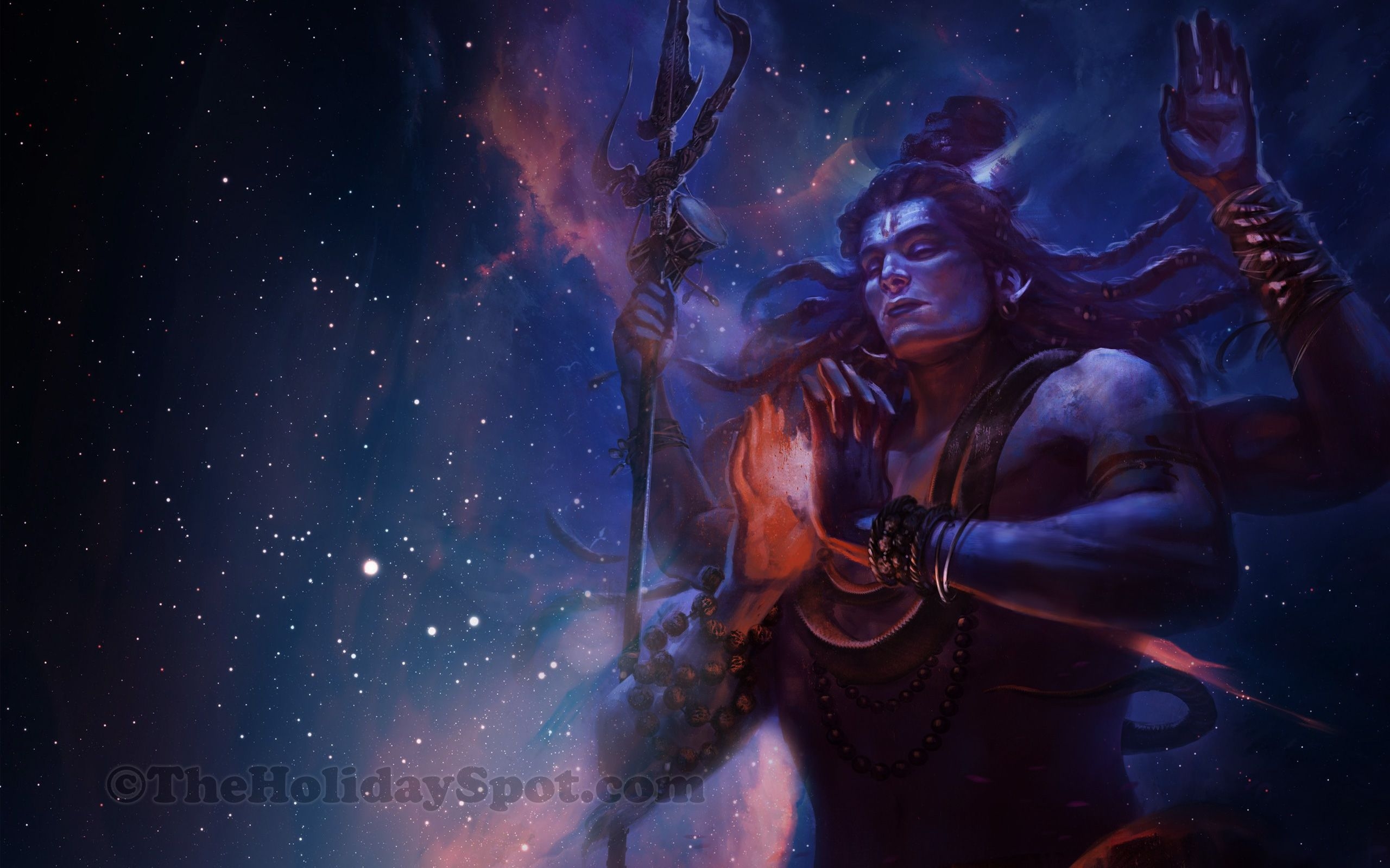 2560x1600 Full HD Galaxy Wallpaper Lord Shiva 3D Wallpaper, Desktop