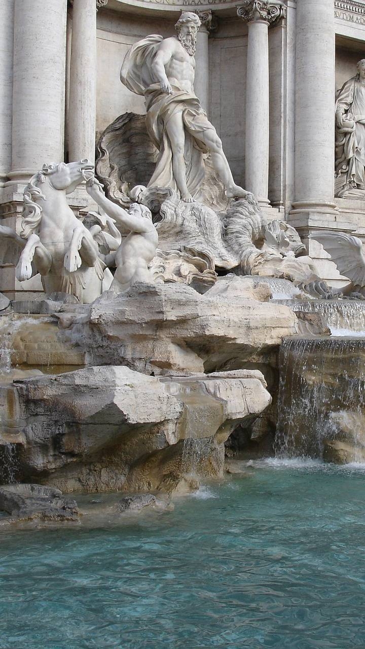 720x1280 Trevi Fountain Wallpaper, Phone