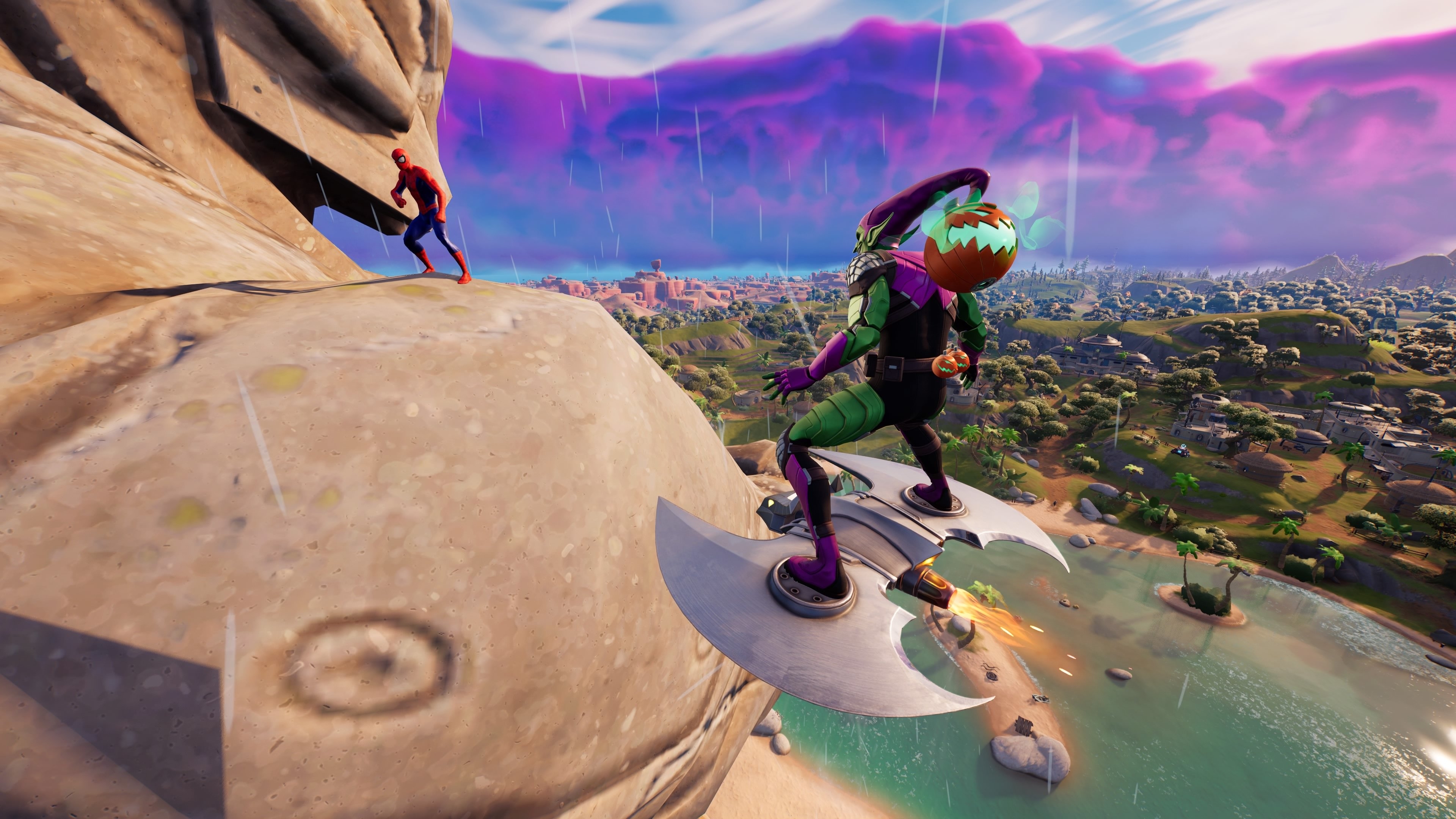 3840x2160 Green Goblin Fortnite wallpaper, Desktop