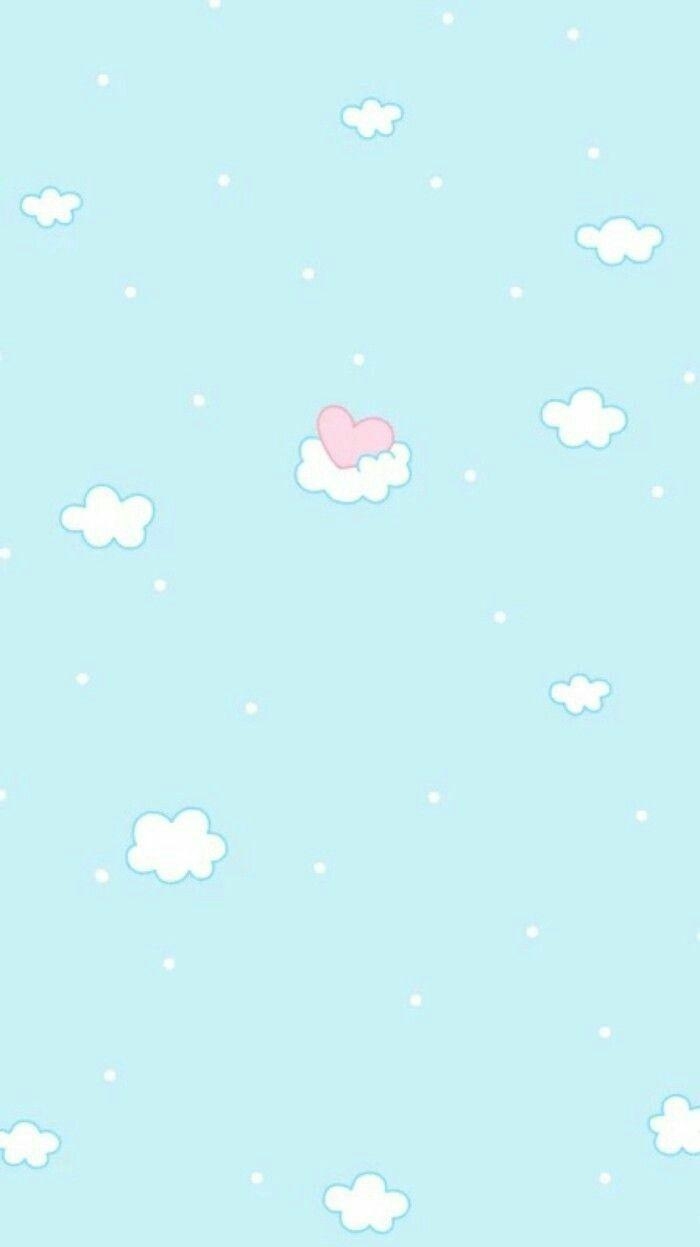 700x1250 Kawaii Pastel Blue Wallpaper Free Kawaii Pastel Blue Background, Phone