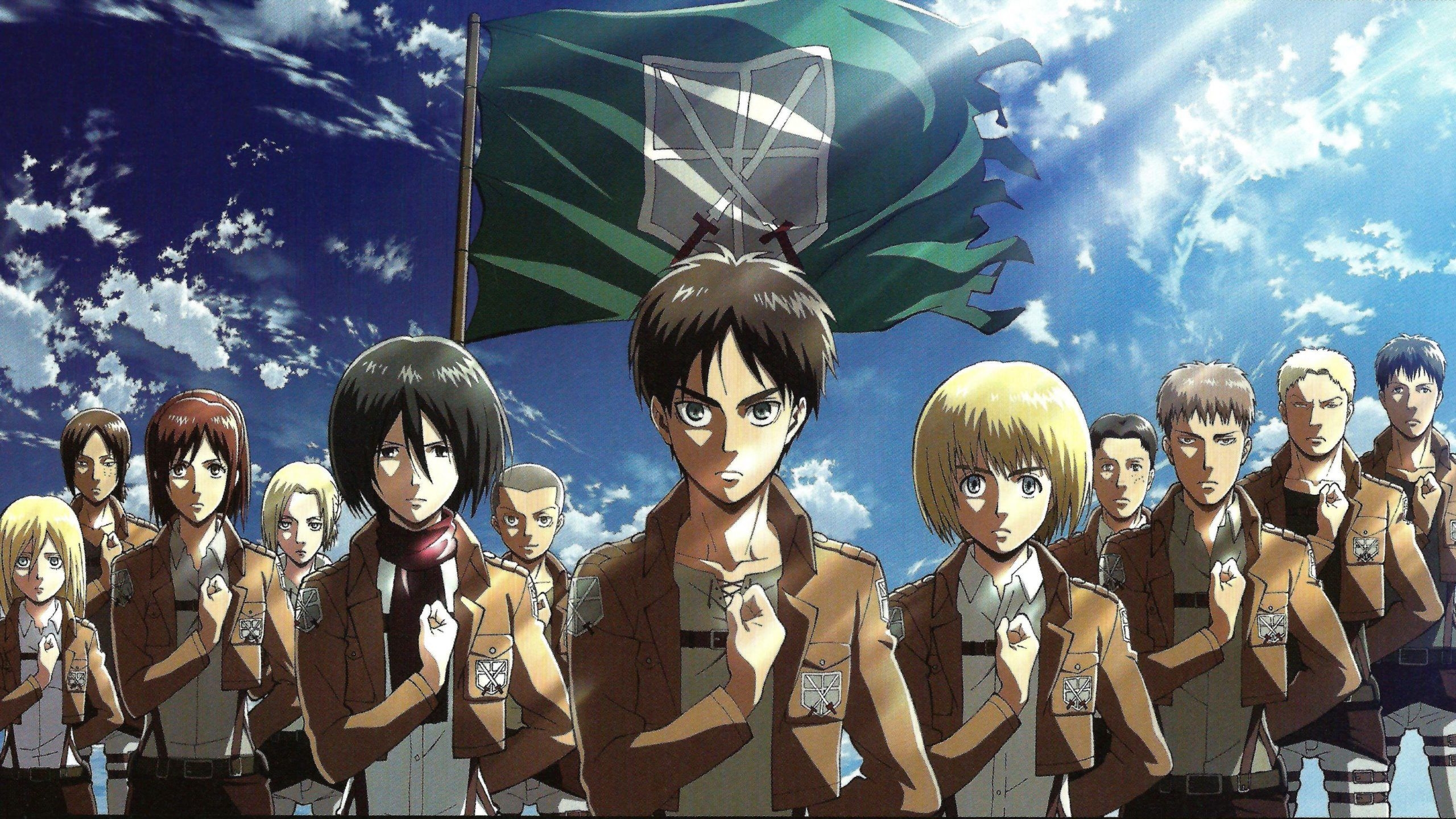 2560x1440 Attack On Titan Season 4: When is Eren, Mikasa & Armin Returning, Desktop