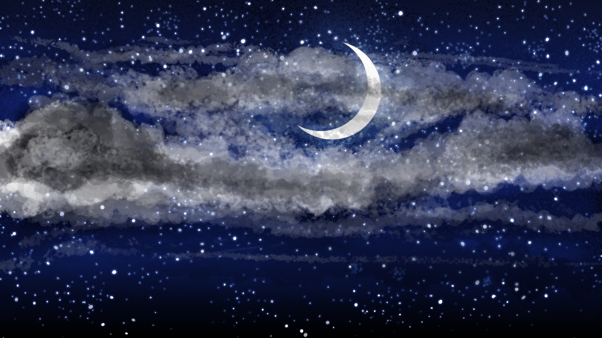 1920x1080 Crescent Moon HD Wallpaper, Desktop