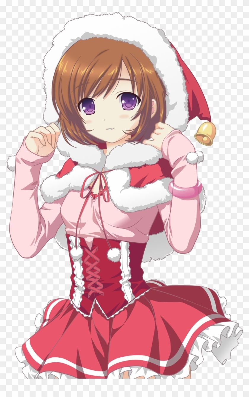 840x1340 View Santa Girl Vector By N8 81 D7zsjnd, Christmas Anime Girl, HD Png Download, Phone