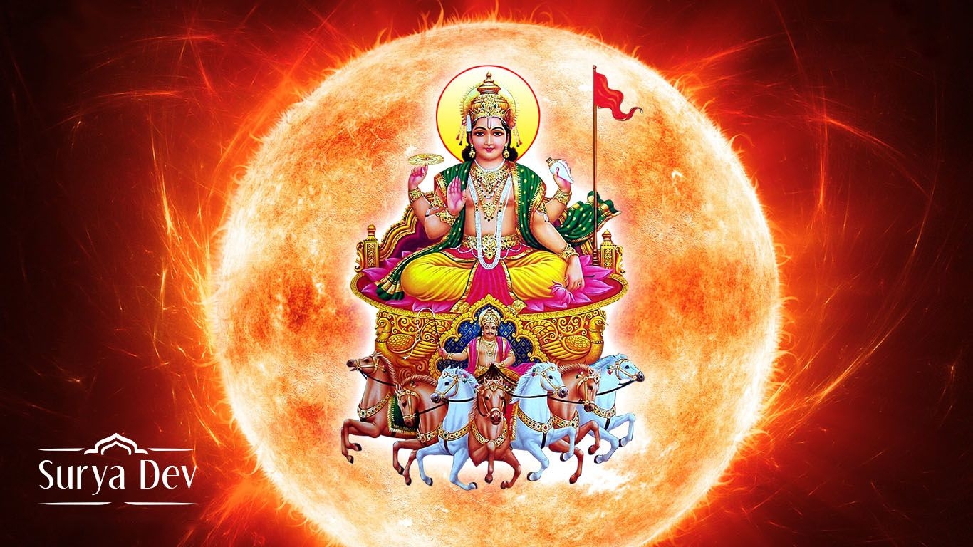 1370x770 Lord Surya Bhagavan HD Image. Hindu Gods and Goddesses, Desktop