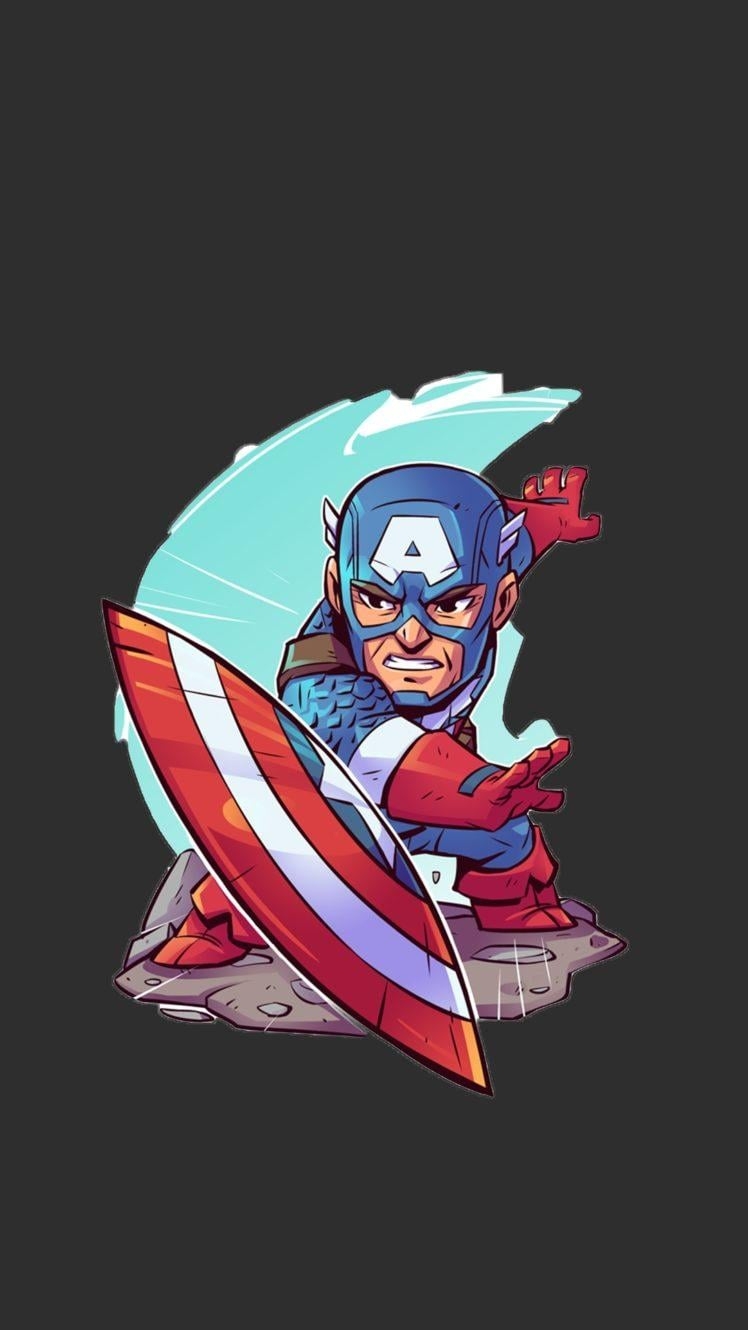 750x1330 superhero, Marvel Comics, Captain America HD Wallpaper / Desktop, Phone