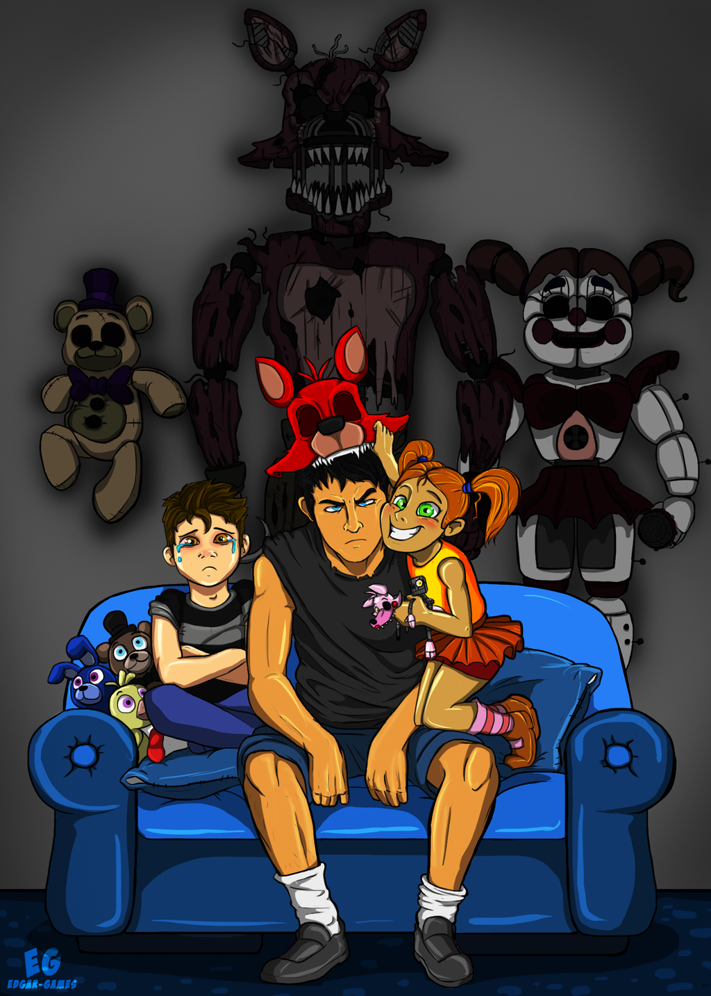 1030x1440 The family. Anime fnaf, Fnaf characters, Fnaf wallpaper, Phone