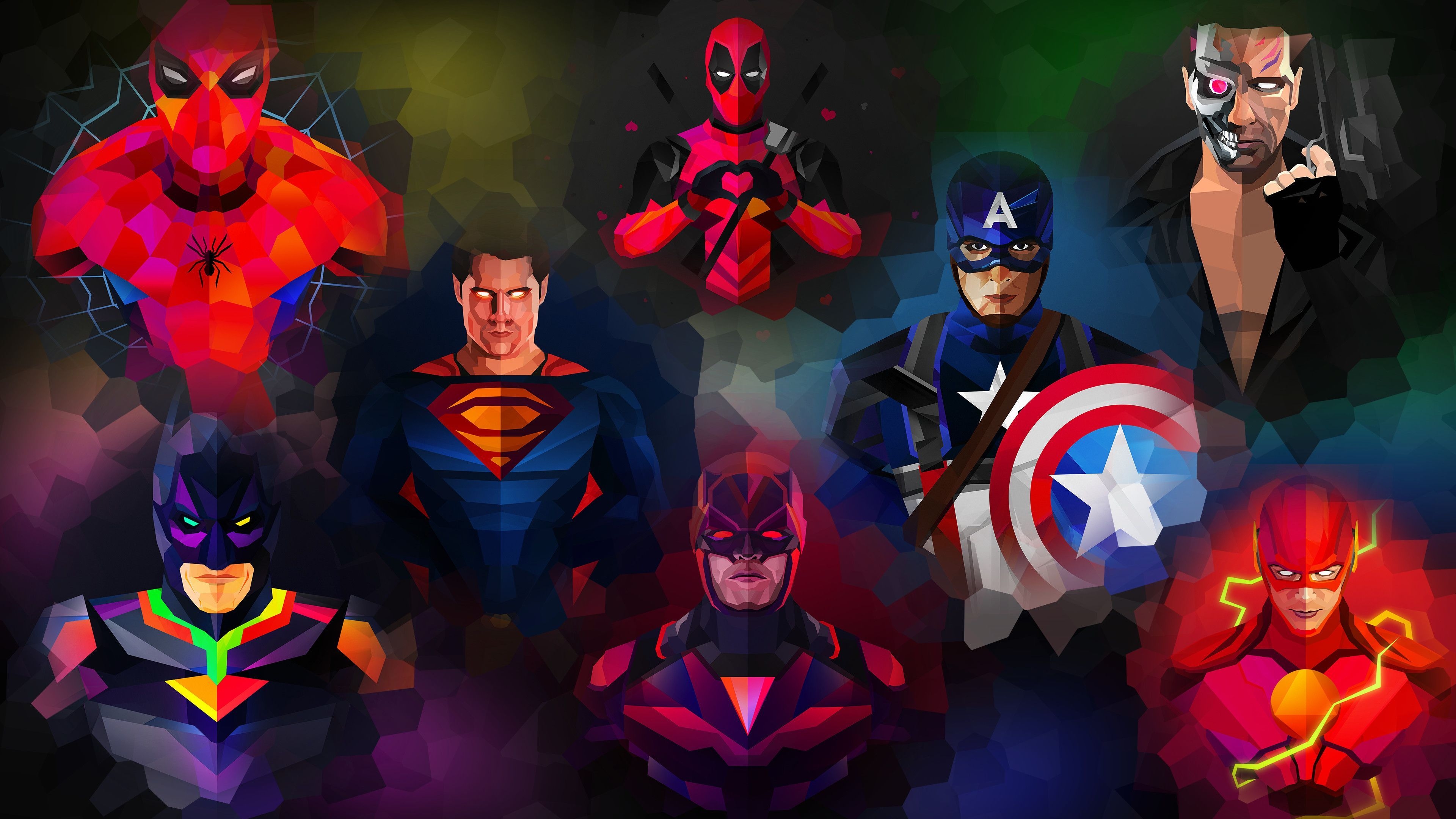 3840x2160 Super Hero Wallpaper, Desktop