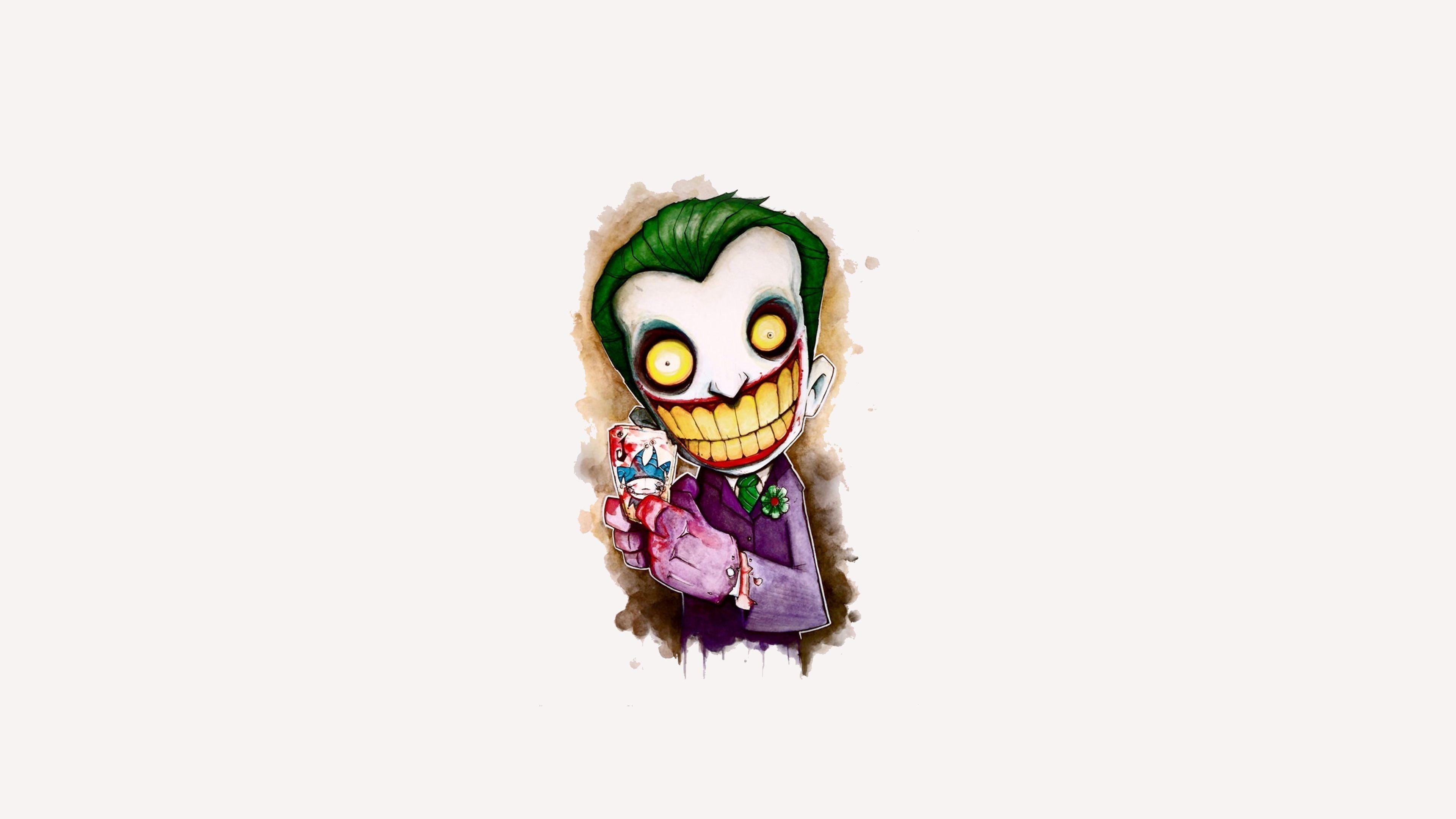 3840x2160 Joker Cartoon 4k Artwork, HD Artist, 4k Wallpaper, Image, Desktop