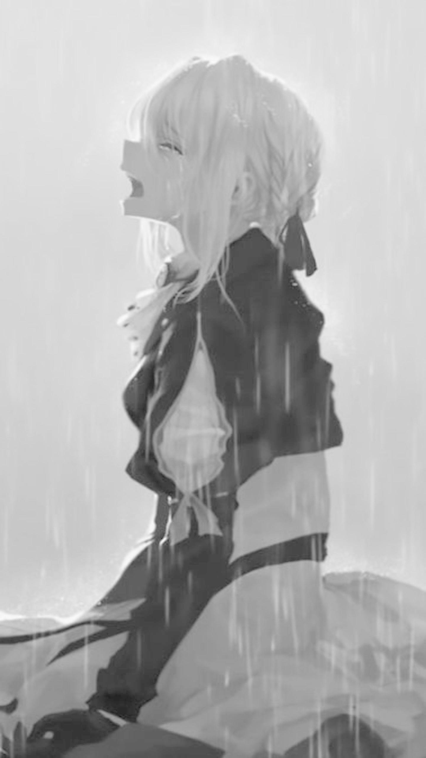 1440x2560 Sad Anime Wallpaper for Android, Phone