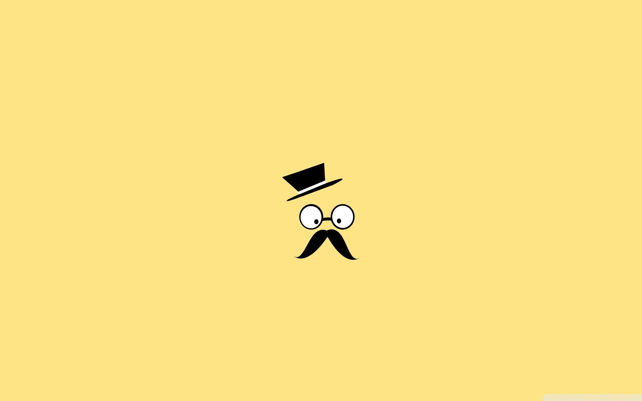 2560x1600 Cute Mustache Desktop Wallpaper Free Cute Mustache Desktop Background, Desktop