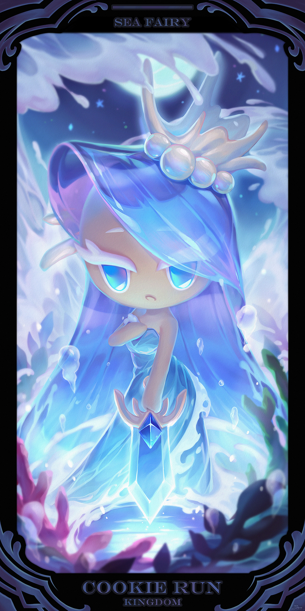 1000x2000 Sea Fairy Cookie, Wallpaper Anime Image Board, Phone