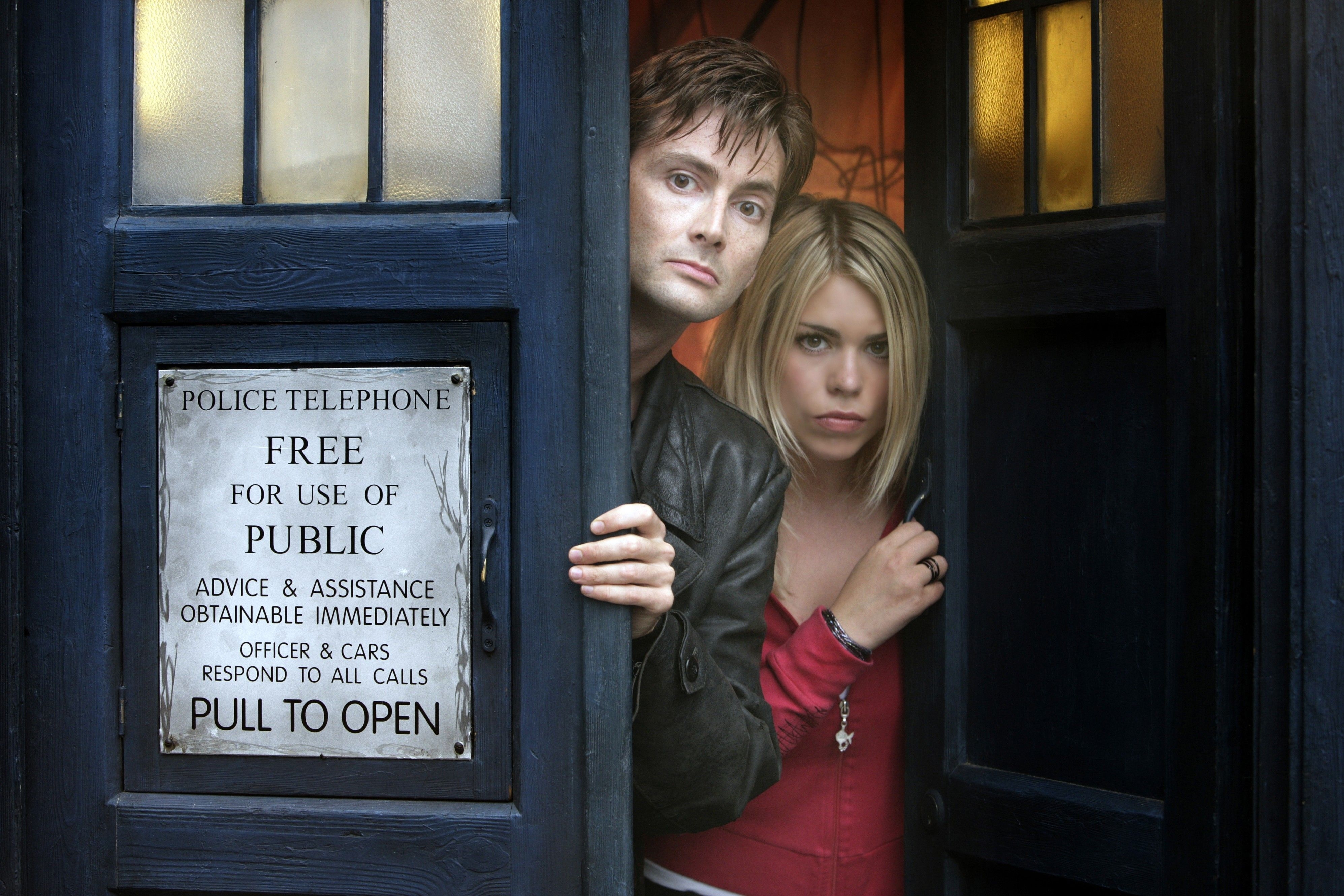 3990x2660 david tennant billie piper doctor who tenth doctor tardis rose, Desktop