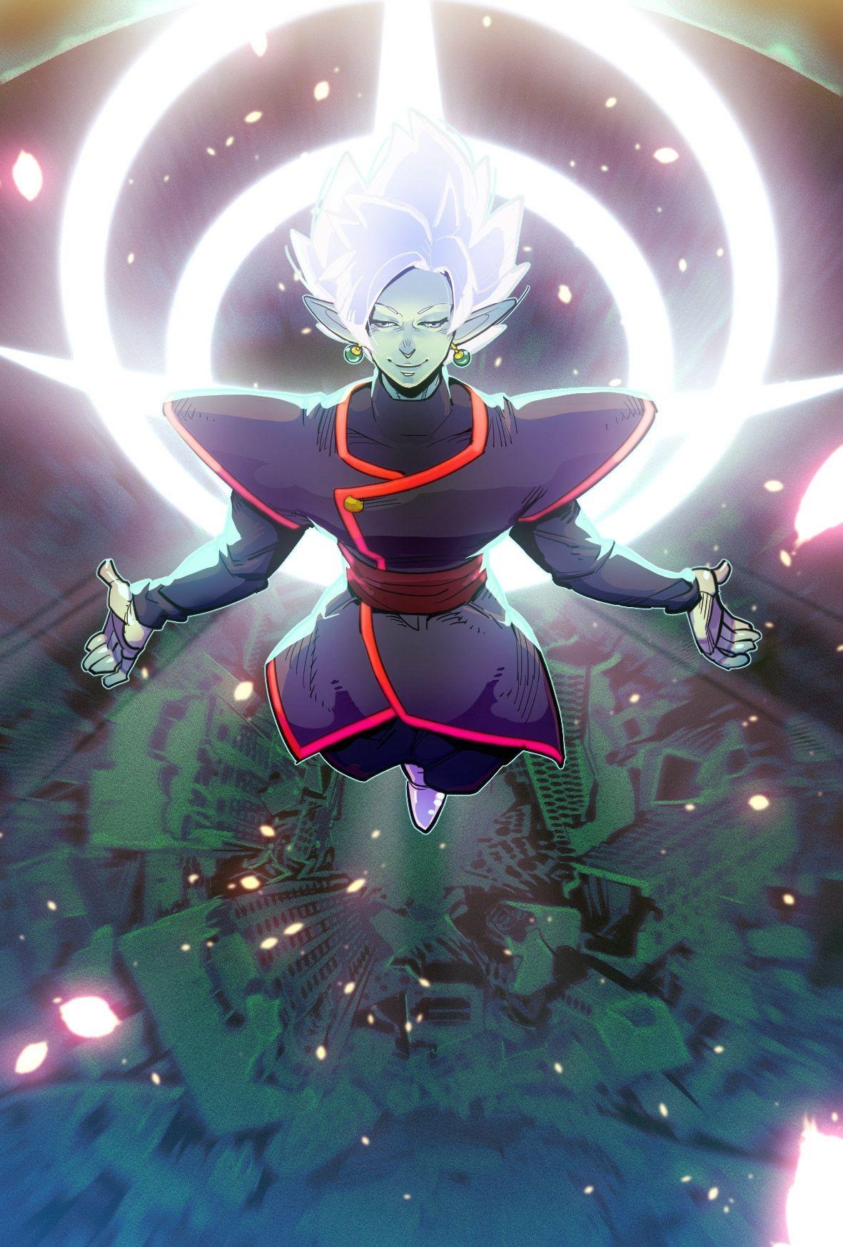 1190x1750 Black Goku and Zamasu fusion. Black Goku«Zamasu», Phone