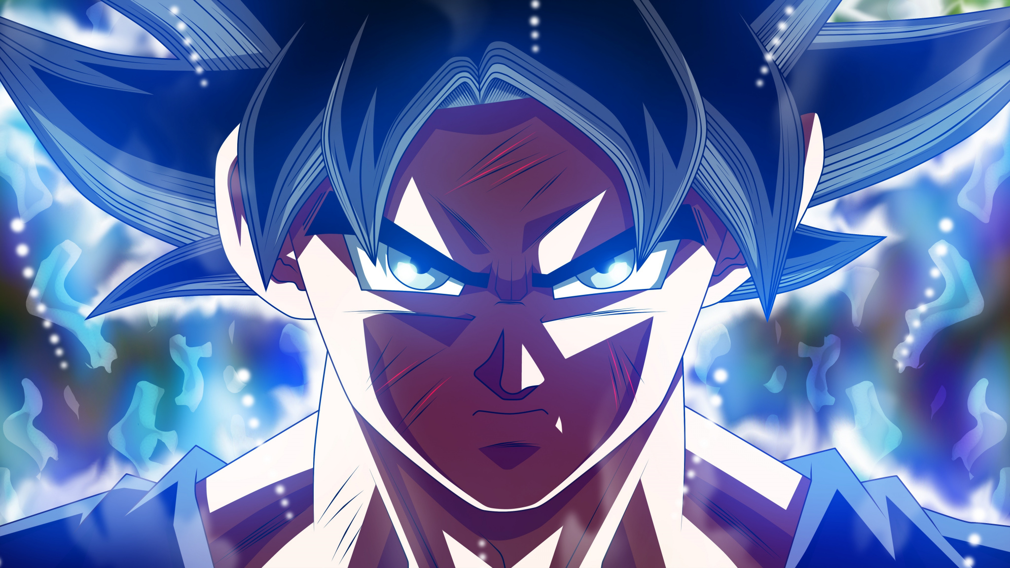 2050x1160 Wounded, Son Goku, Ultra Instinct, Dragon Ball Super, Ultra Instinct Wallpaper & Background Download, Desktop