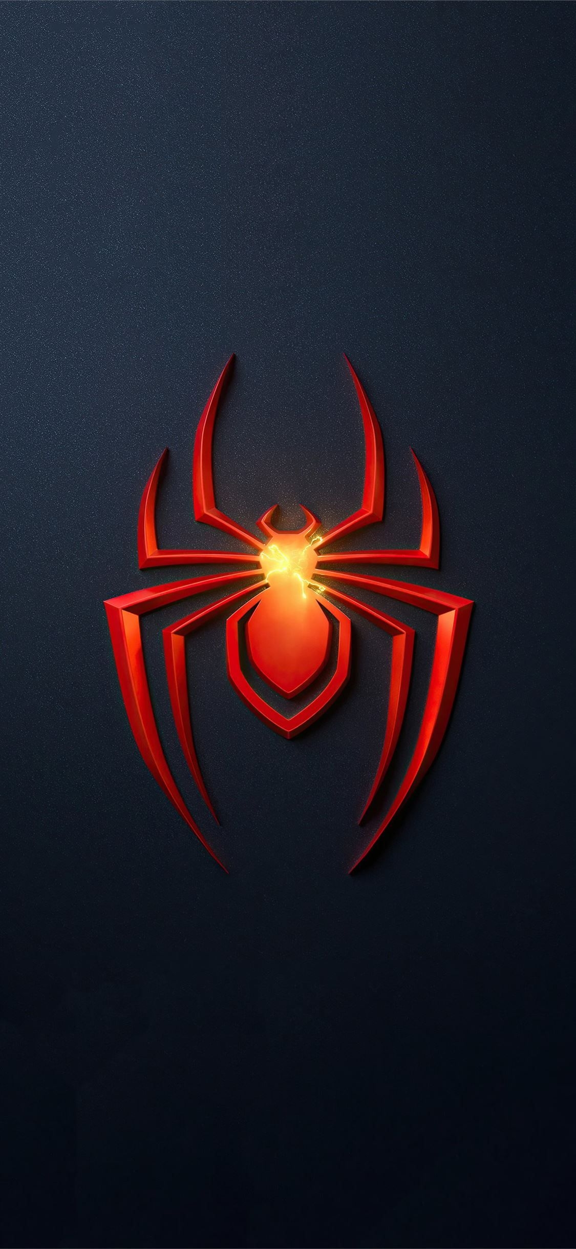 1130x2440 spider man miles morales ps5 game logo 4k iPhone X Wallpaper Free, Phone