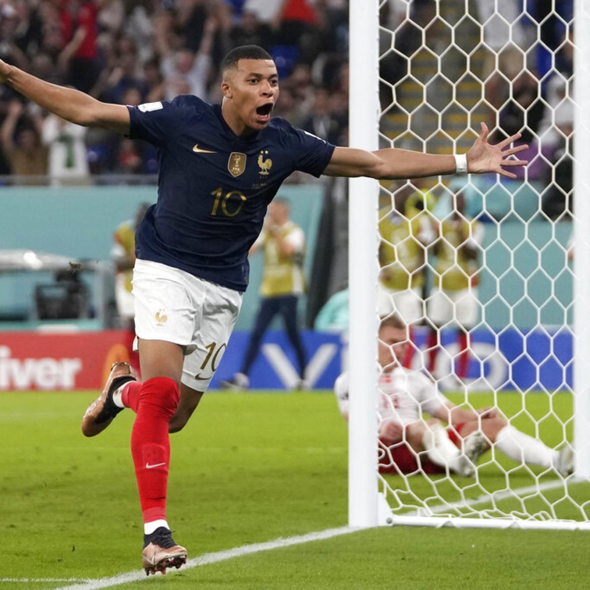 1200x1200 FIFA World Cup 2022: Kylian Mbappe equals Lionel Messi's goal tally with brace against Denmark, Phone