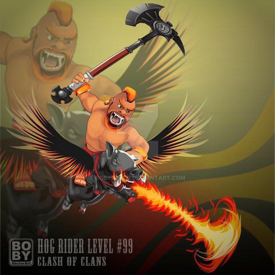 900x900 Hog Rider #COC #ClashOfClans, Phone