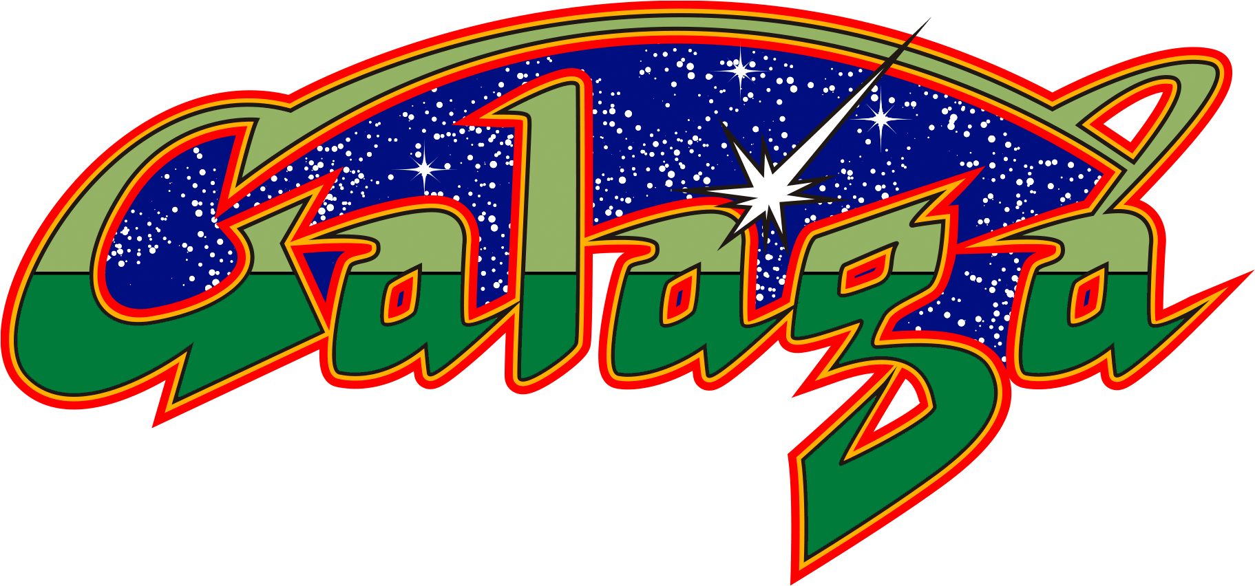 1830x860 Galaga Details Games Database, Dual Screen