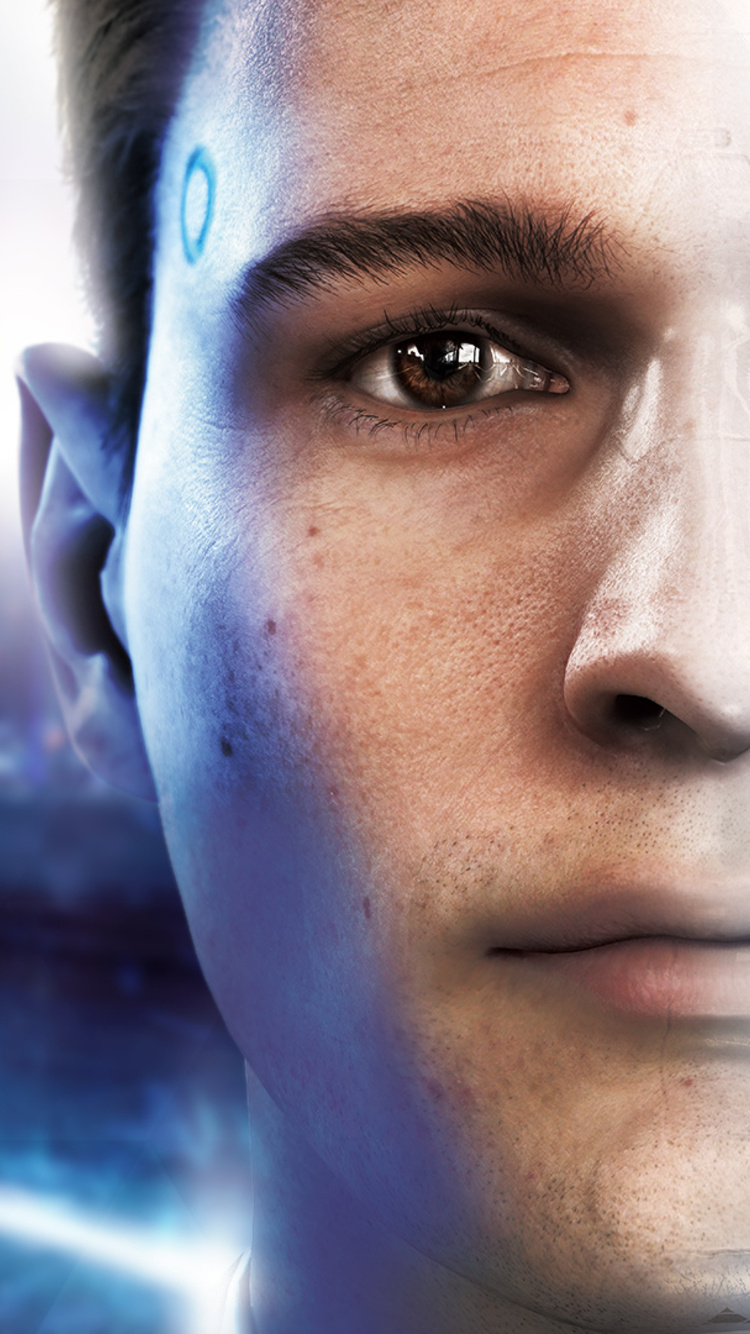 750x1340 Connor Detroit Become Human 2018 iPhone iPhone 6S, iPhone 7 HD 4k Wallpaper, Image, Background, Photo and Picture, Phone