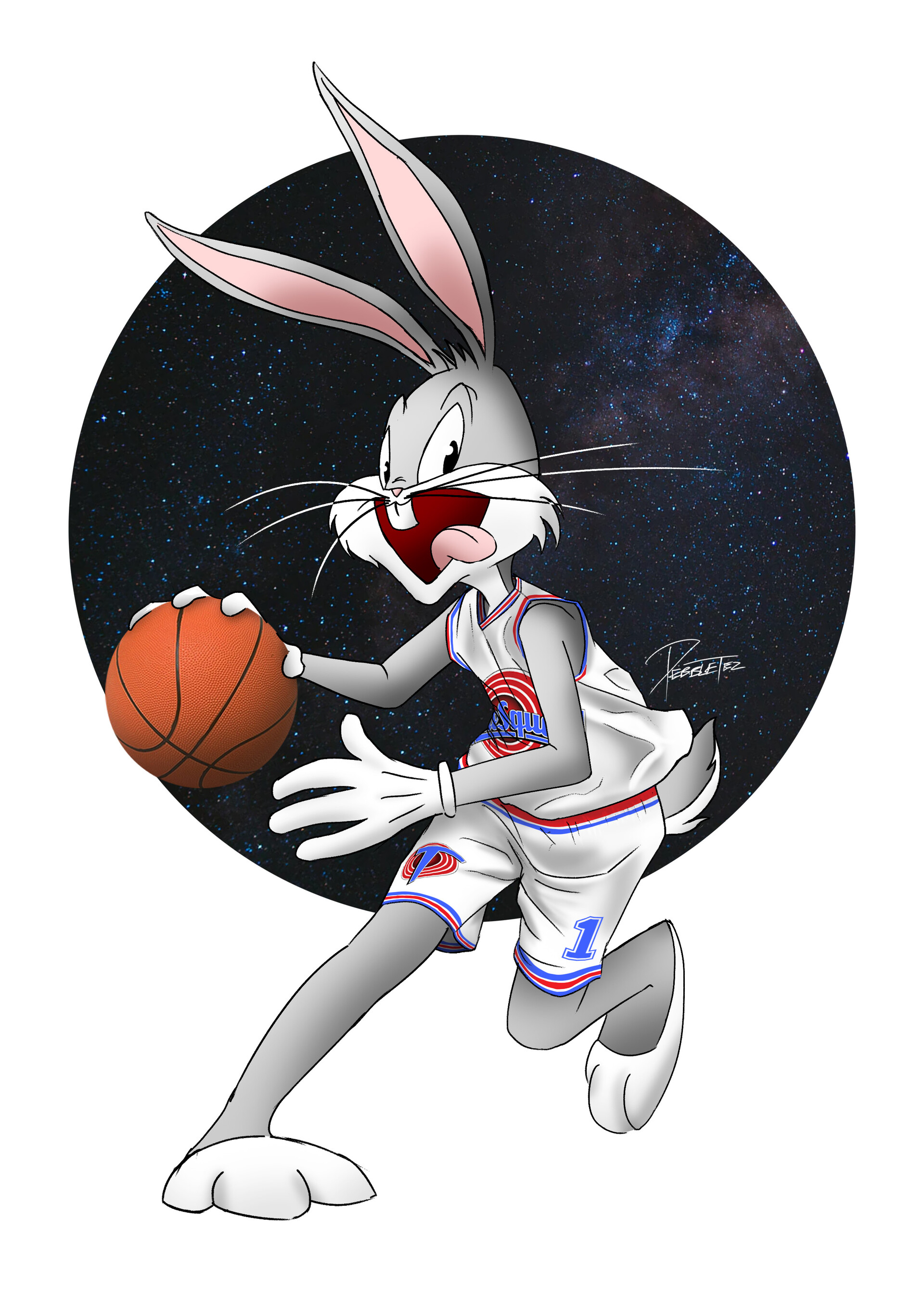 1920x2720 Bugs Bunny SpaceJam, Phone