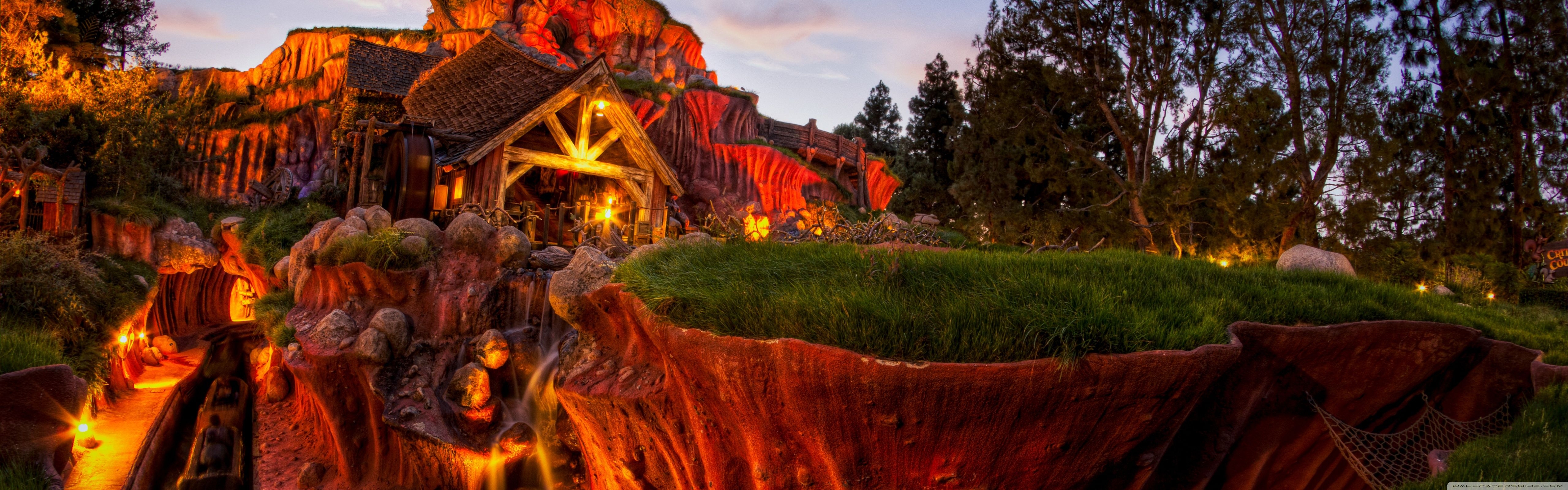 5120x1600 Splash Mountain Ultra HD Desktop Background Wallpaper for 4K UHD, Dual Screen