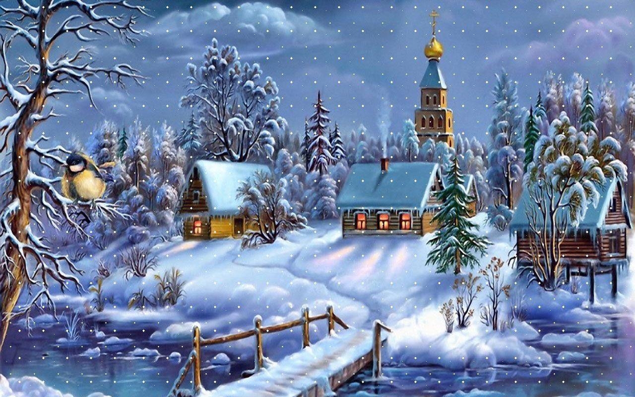 1280x800 Victorian Christmas Scenes Wallpaper. Merry Christmas, Desktop