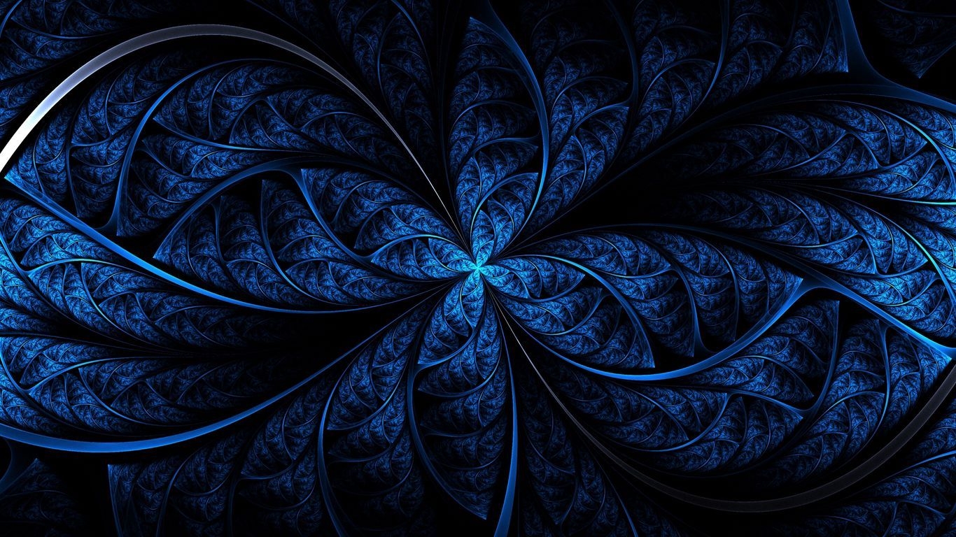 1370x770 Download wallpaper  pattern, color, light, blue, dark, Desktop