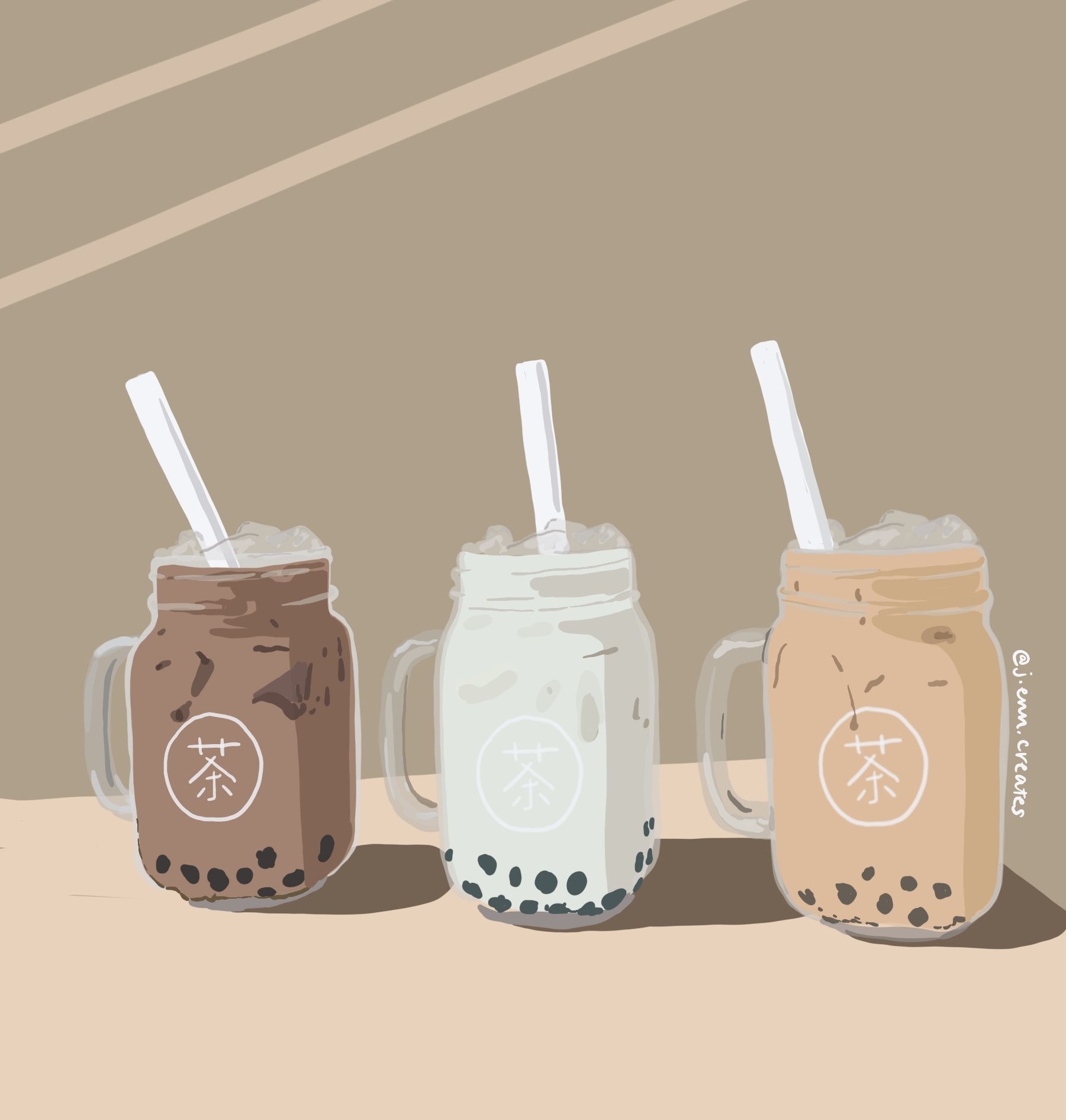 1810x1900 Boba Life. Beige. Cute patterns wallpaper, Tea wallpaper, Aesthetic iphone wallpaper, Phone