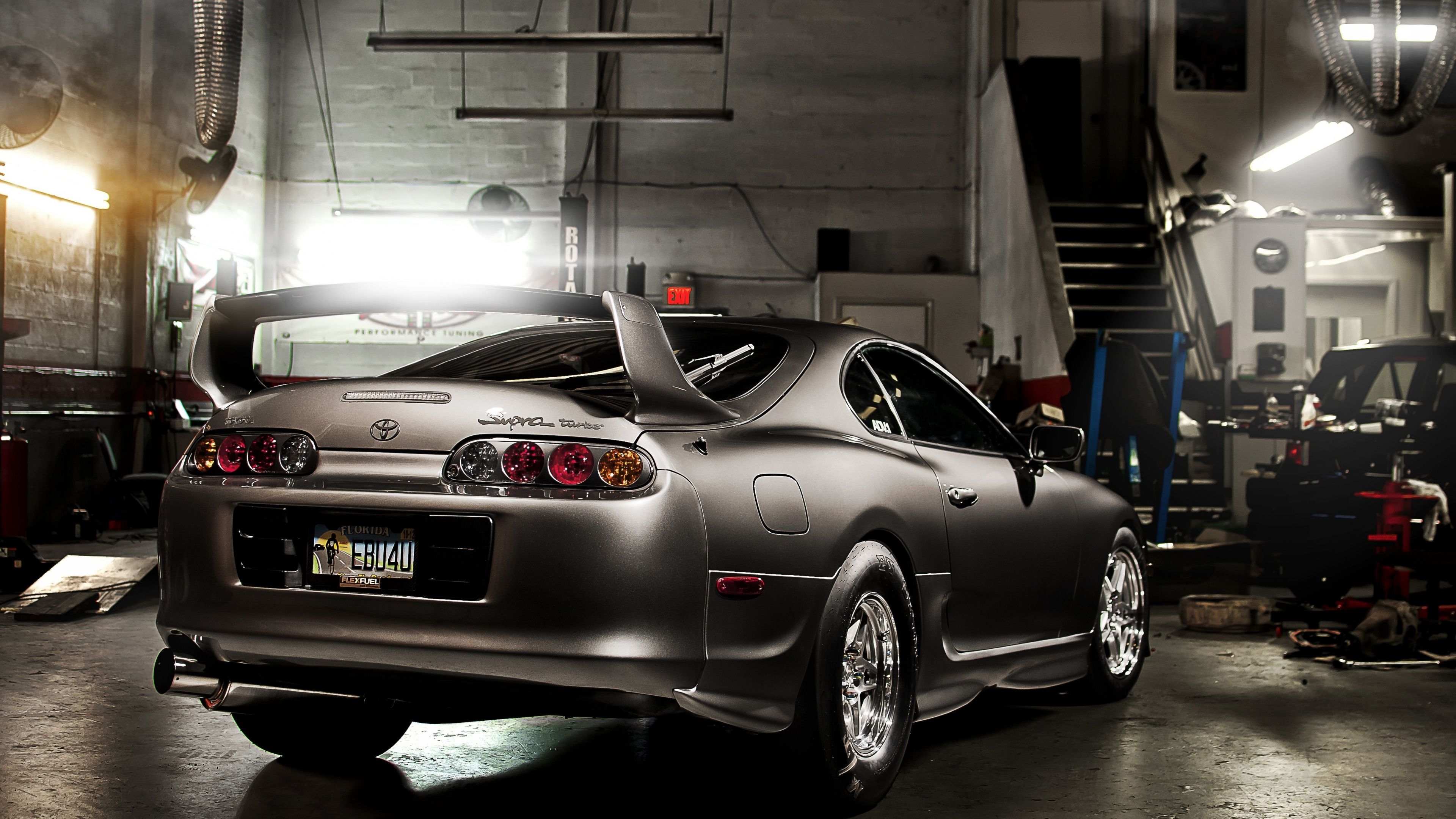 3840x2160 Download wallpaper  rear view, garage, toyota supra 4k wallpaper, uhd wallpaper, 16:9 widescreen  HD background, 9754, Desktop