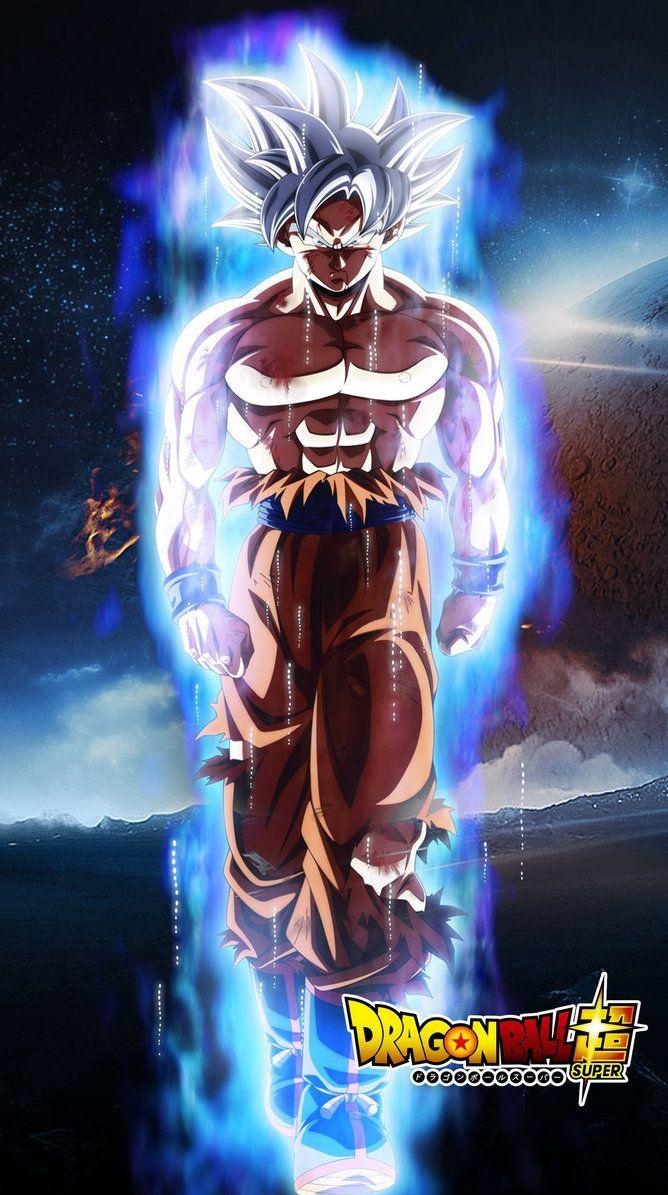 670x1200 Goku Mui Walking C by JemmyPranata. dbz. Goku, Dragon, Phone