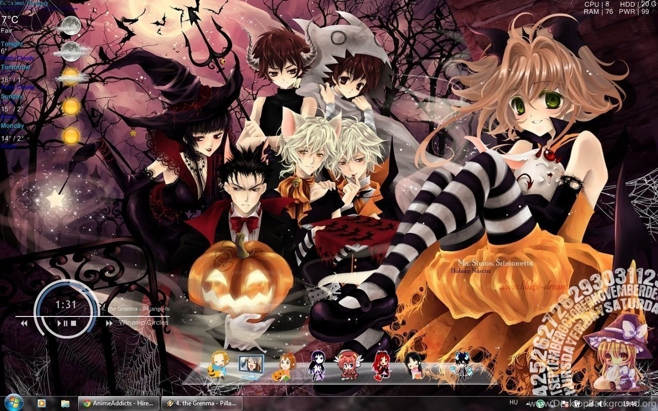 1280x800 More Like Halloween Anime Desktop By Zoei chan Desktop Background, Desktop