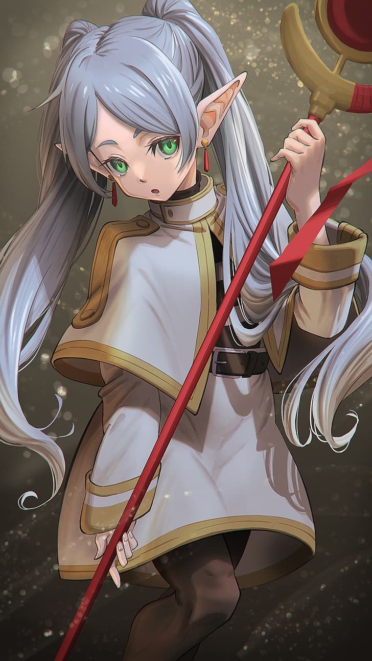 730x1300 Sousou No Frieren Anime Character Wallpaper, Phone