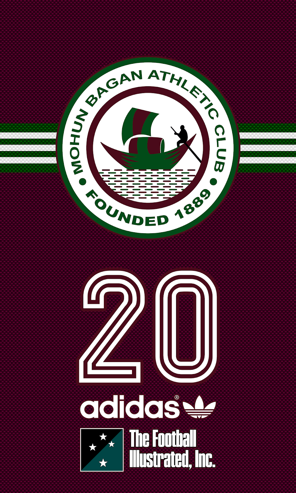 960x1600 Mohun Bagan AC. Bagan, Wallpaper, Football, Phone