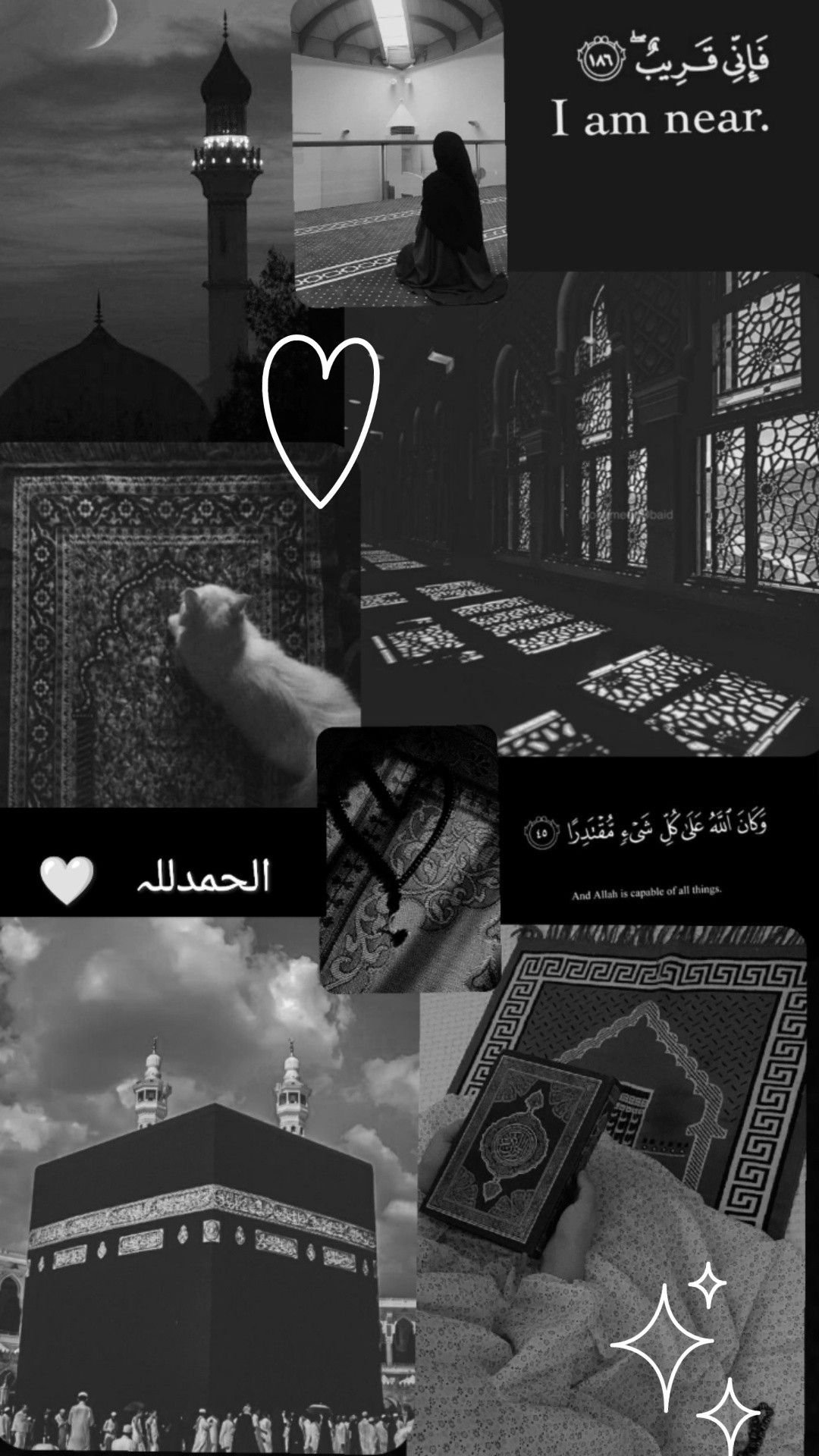 1080x1920 islamic #black #aesthetic #wallpaper, Phone