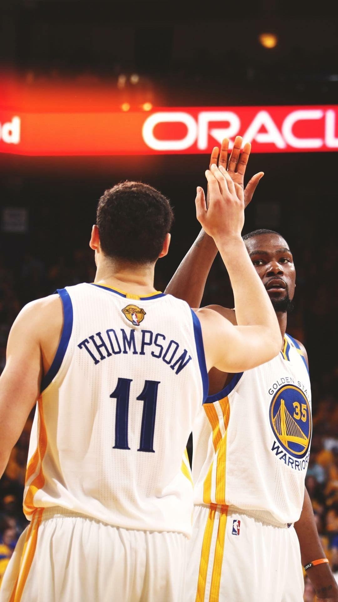 1080x1920 Klay Thompson Kevin Durant wallpaper. Golden state warriors, Phone