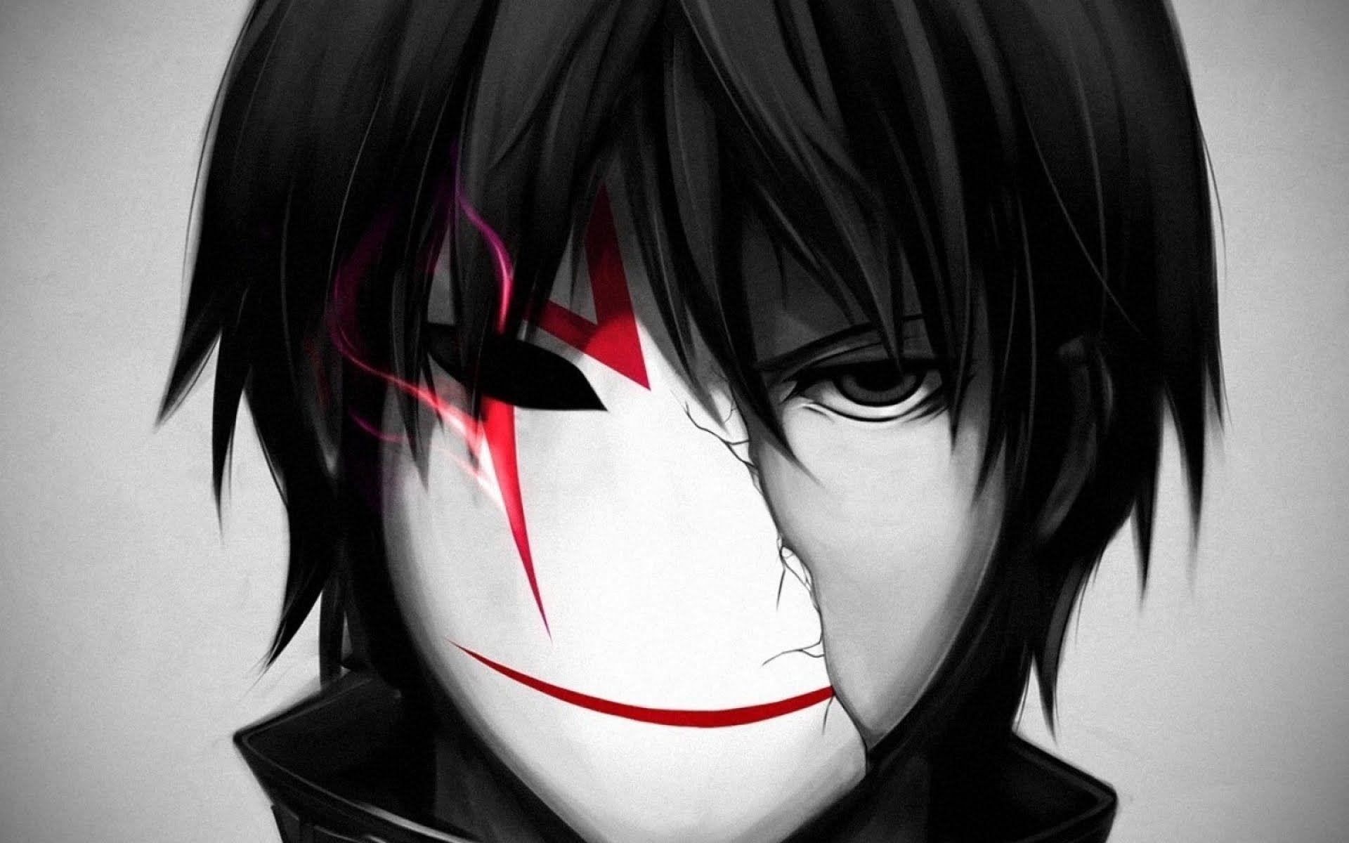 1920x1200 Boy wearing broken mask. Anime joker, Anime, Anime wallpaper, Desktop