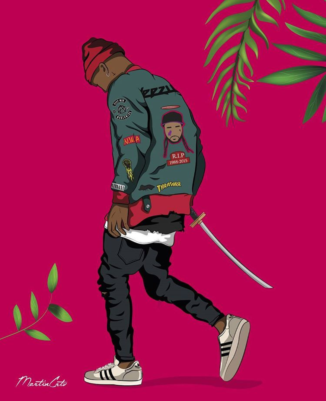 1080x1330 Hypebeast Artwork Supreme Drip Wallpaper, Phone